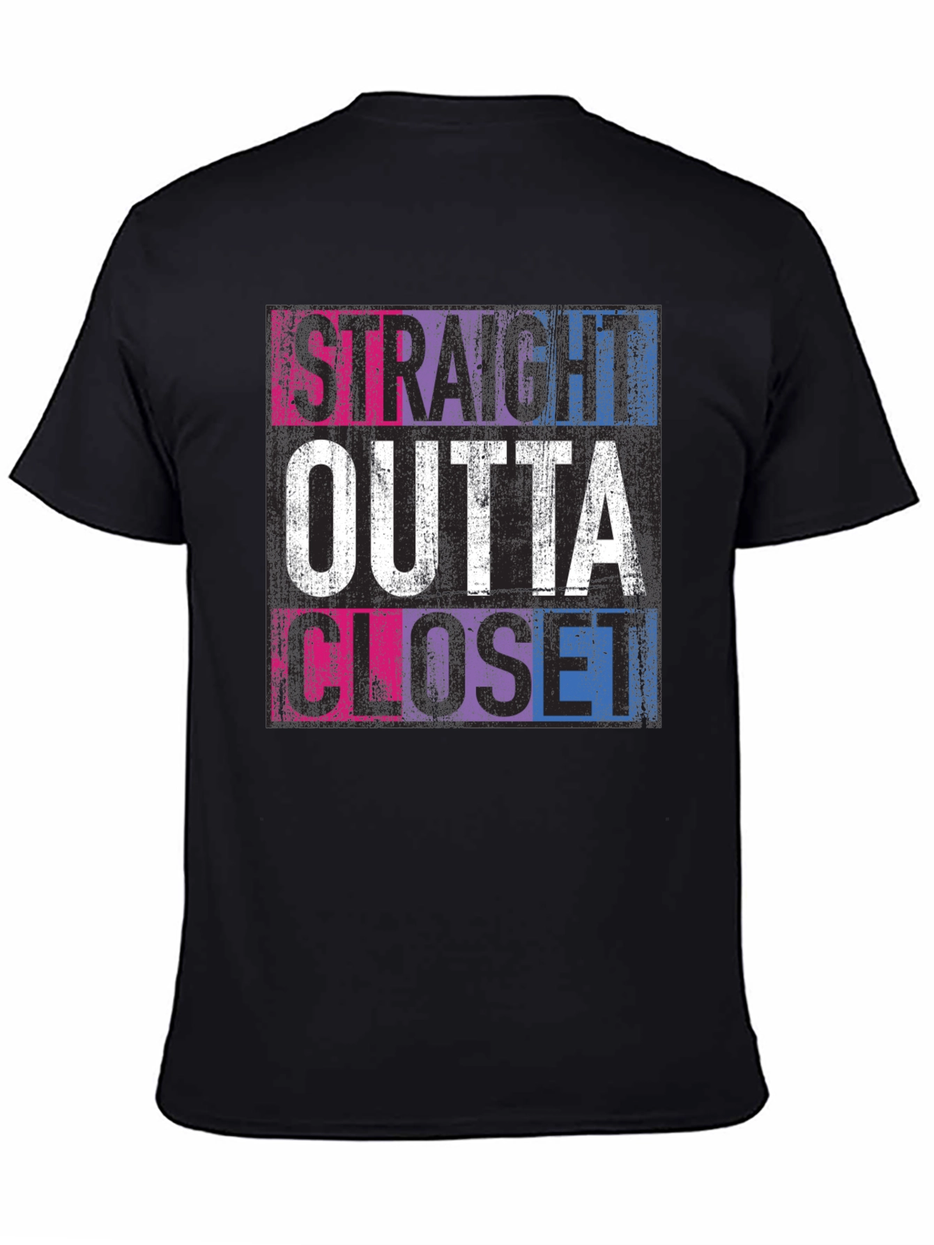 Straight Outta Closet Bi Pride T-Shirt