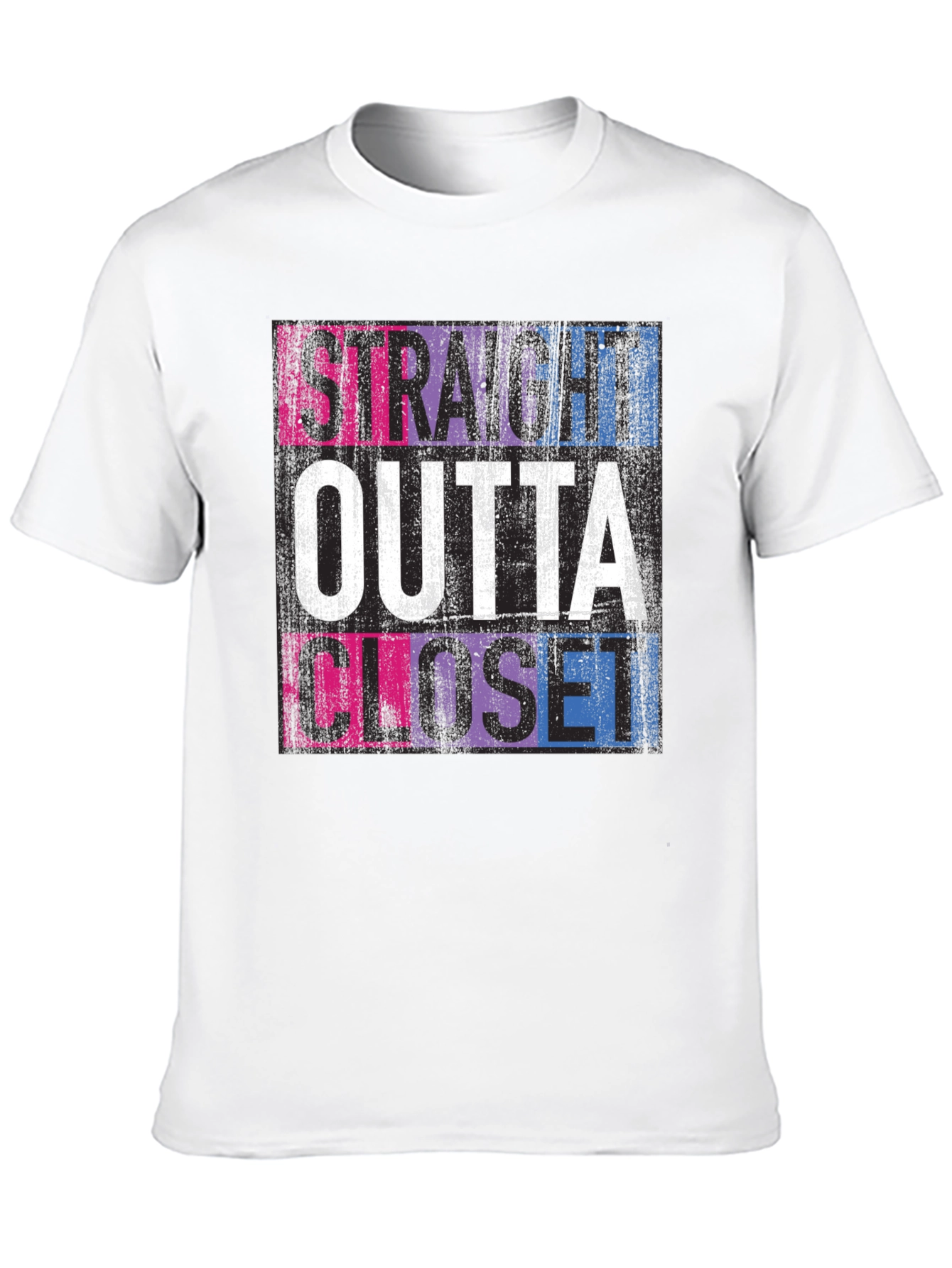 Straight Outta Closet Bi Pride T-Shirt