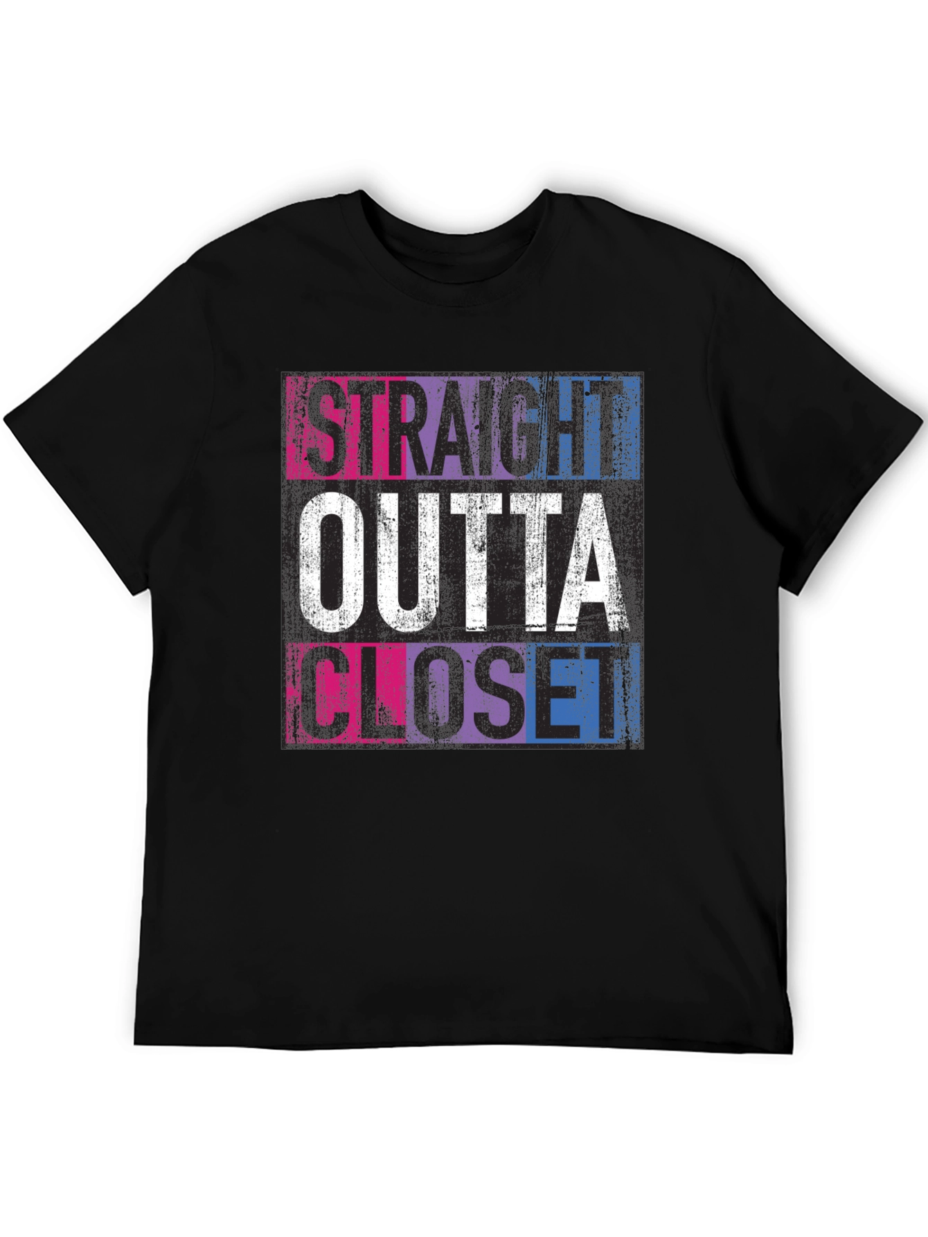 Straight Outta Closet Bi Pride T-Shirt