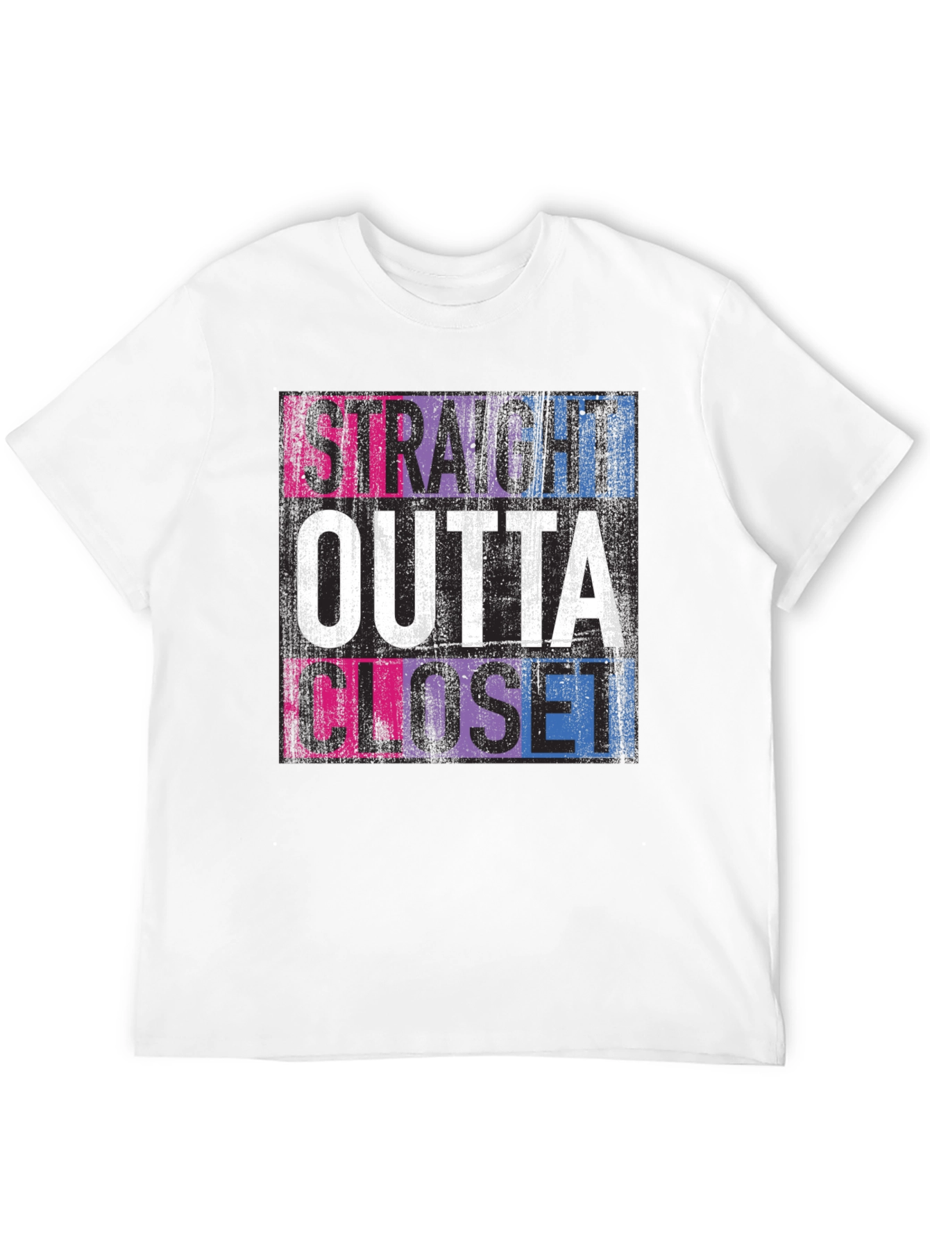 Straight Outta Closet Bi Pride T-Shirt