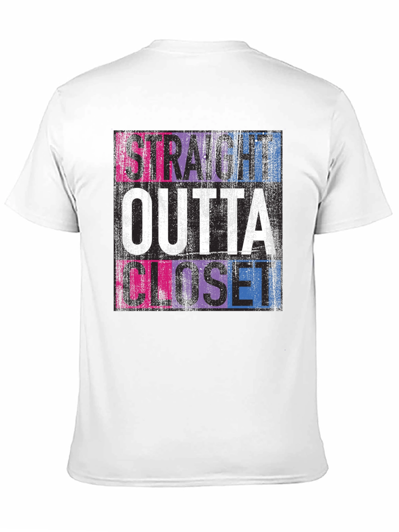 Straight Outta Closet Bi Pride T-Shirt
