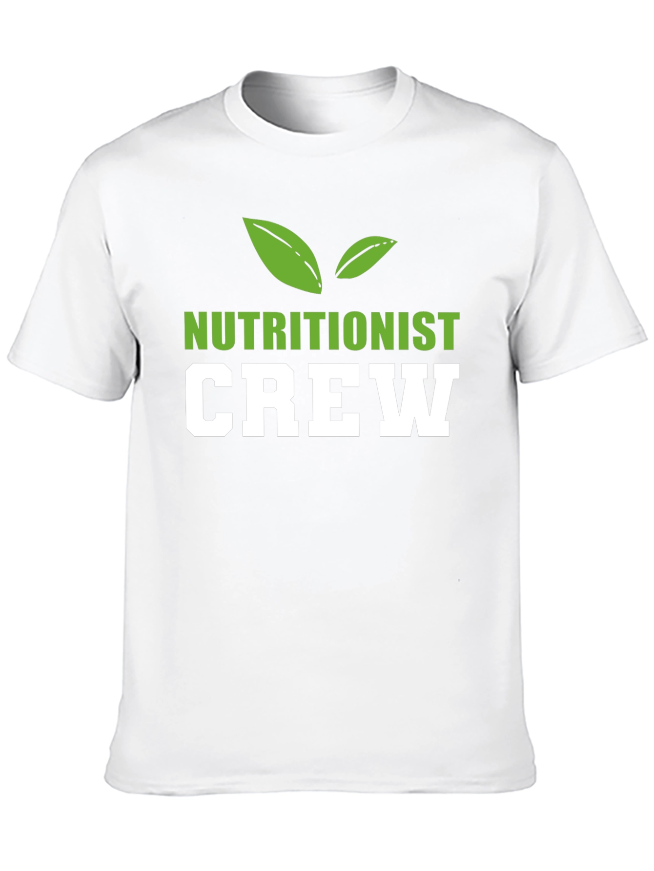 Nutritionist Crew T-Shirt Black Cotton Blend