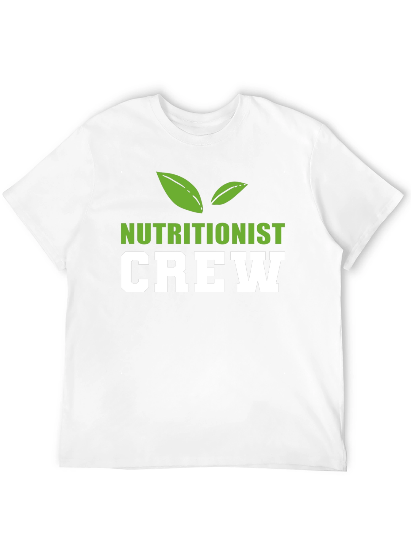 Nutritionist Crew T-Shirt Black Cotton Blend