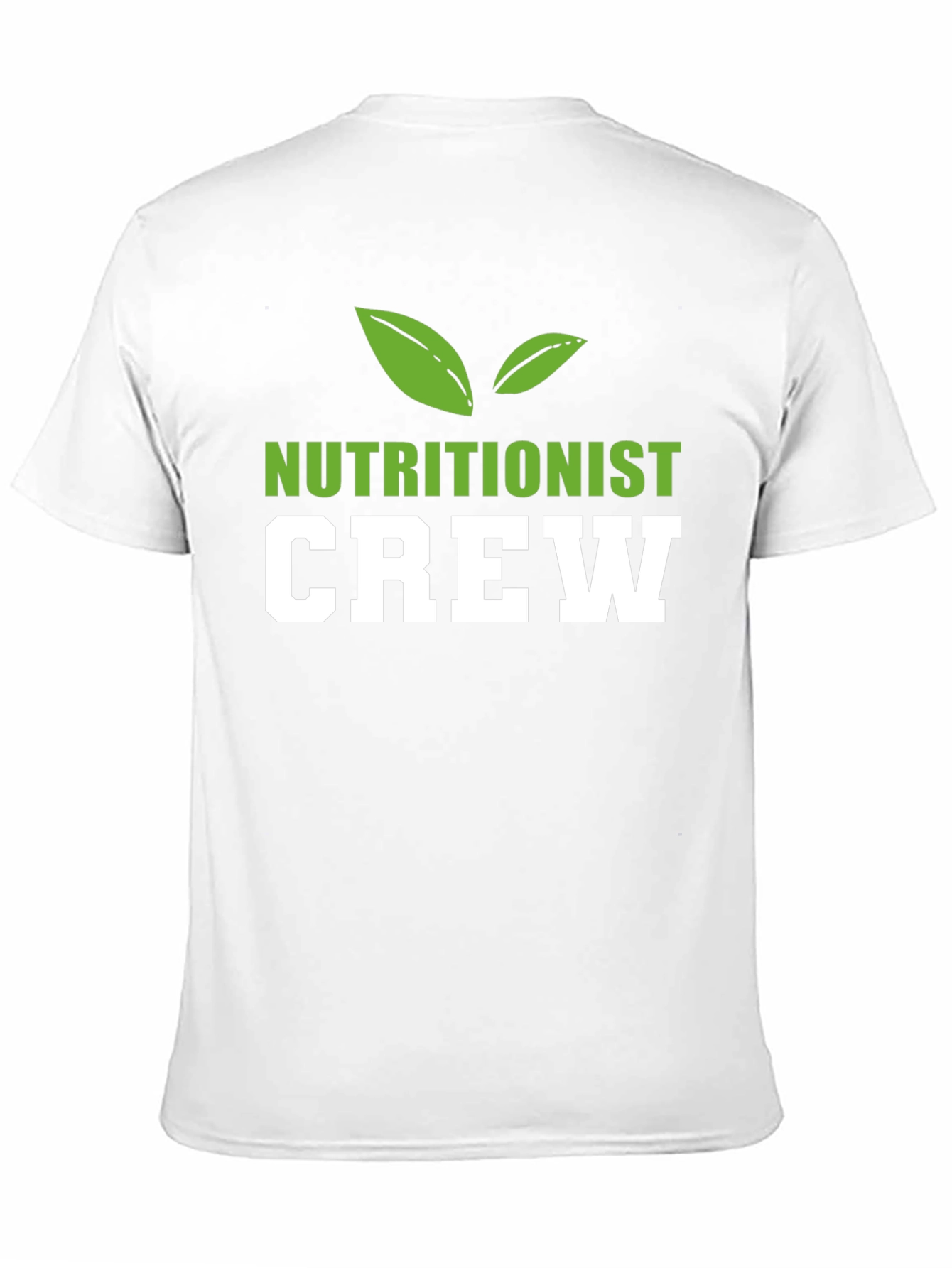 Nutritionist Crew T-Shirt Black Cotton Blend