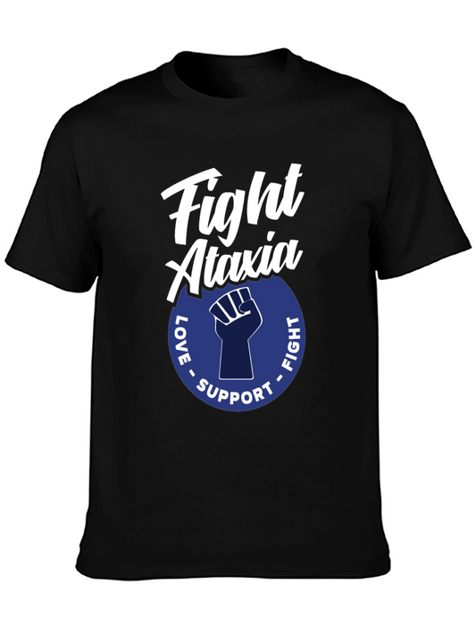 Fight Ataxia Awareness T-Shirt: Love Support Fight