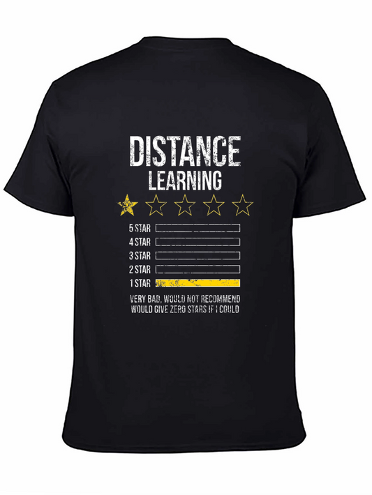 Distance Learning One-Star Rating T-Shirt
