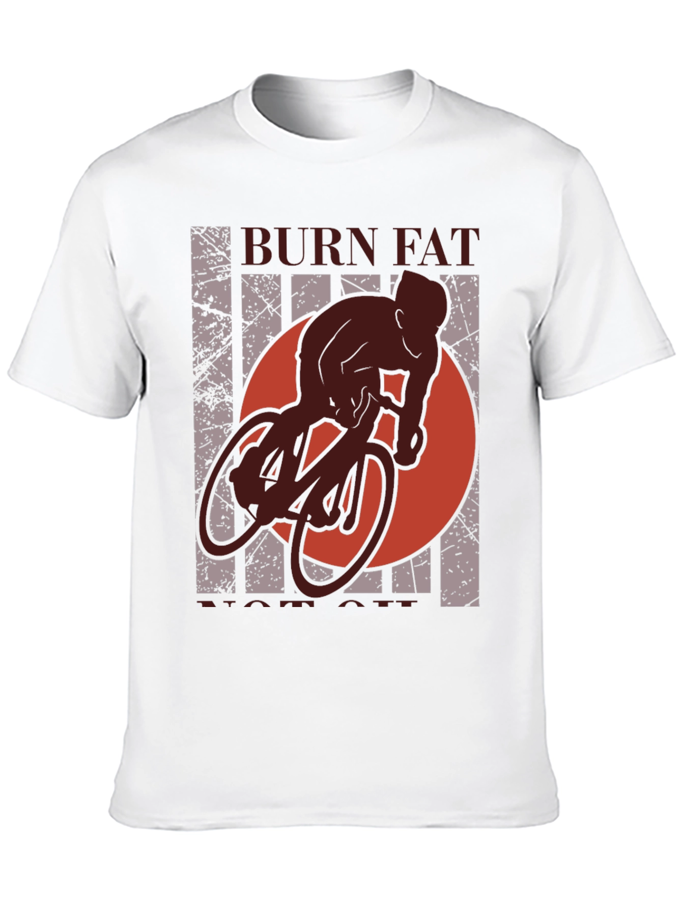 Burn Fat Not Oil Cycling T-Shirt