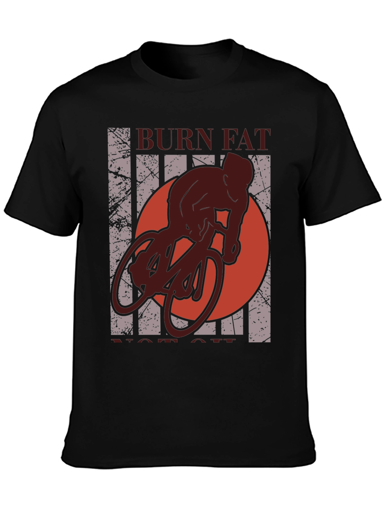 Burn Fat Not Oil Cycling T-Shirt