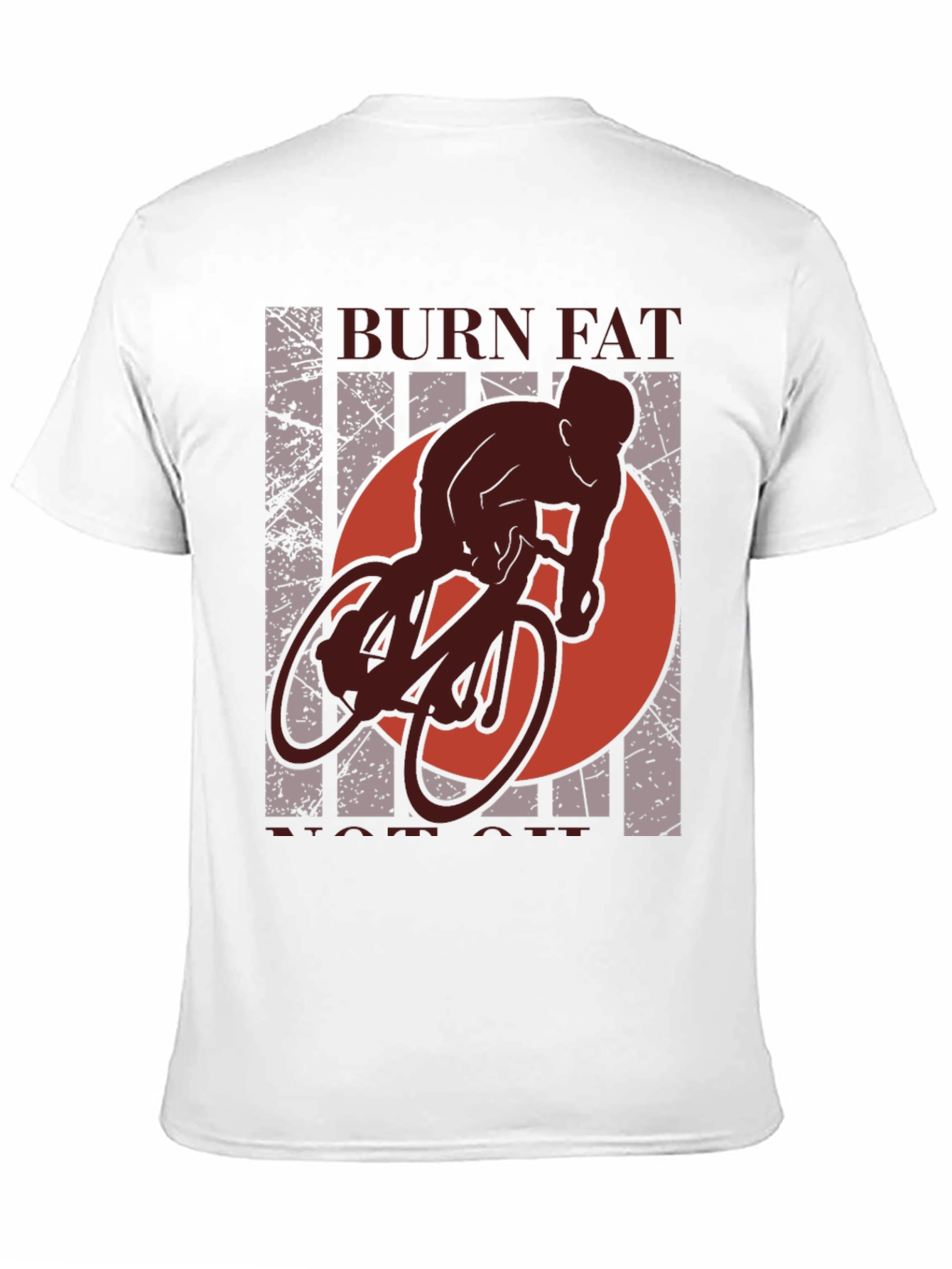 Burn Fat Not Oil Cycling T-Shirt