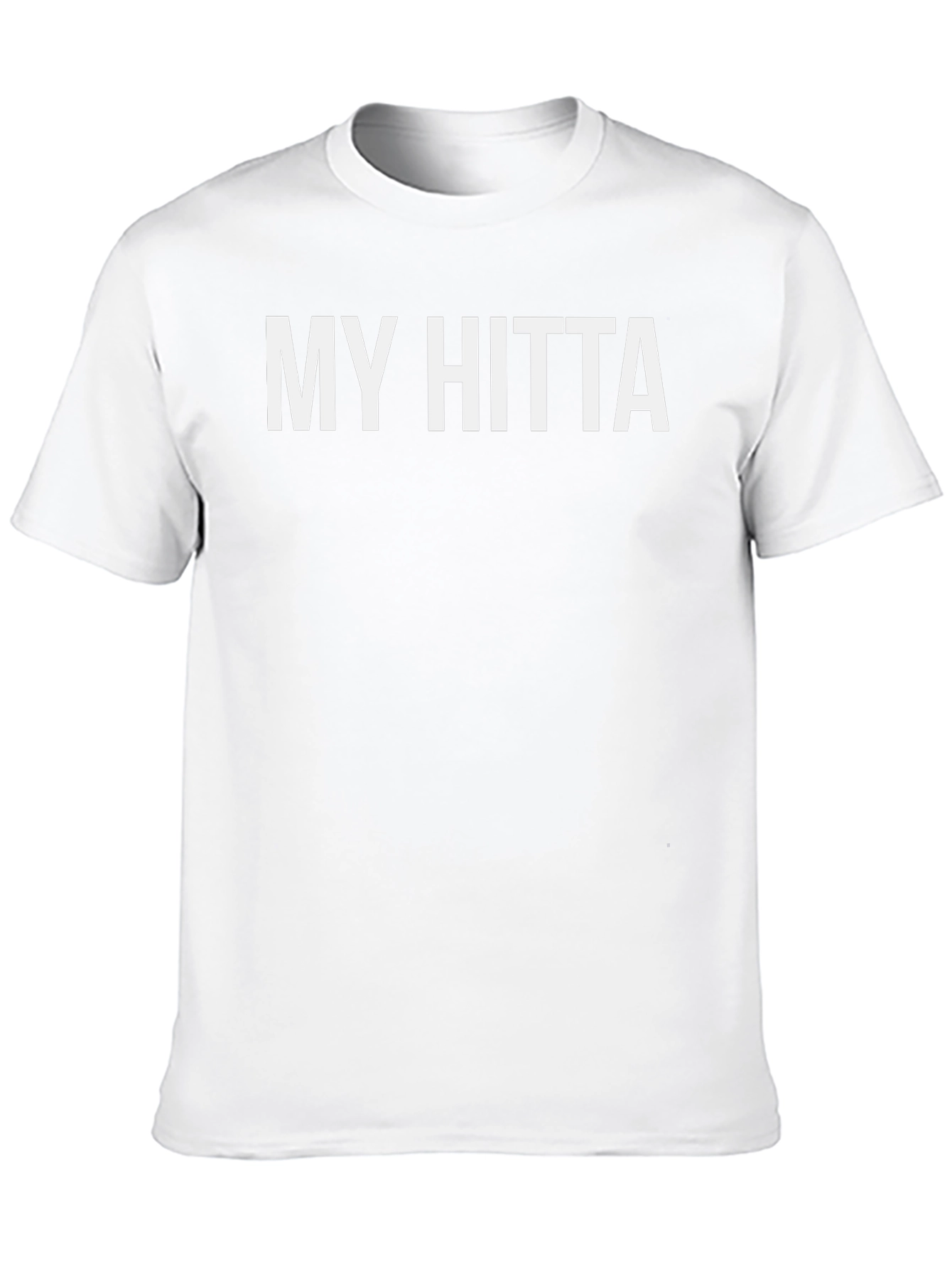 My Hitta Black Graphic Tee - Casual Style