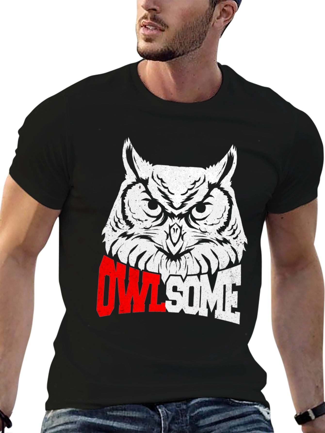 Owl-some Graphic Tee - Unique Owl Design