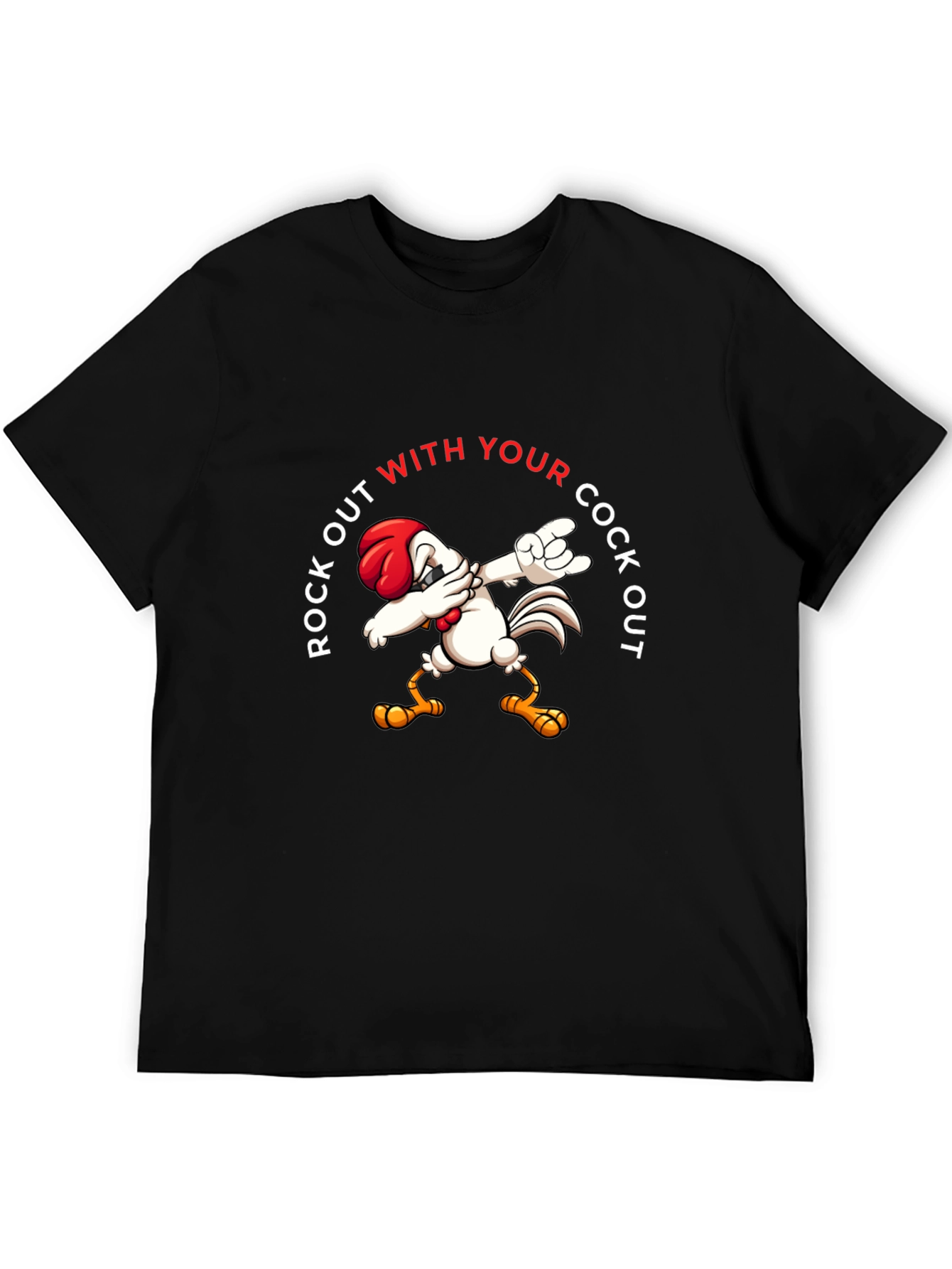 Rock Out Chicken Dab T-Shirt