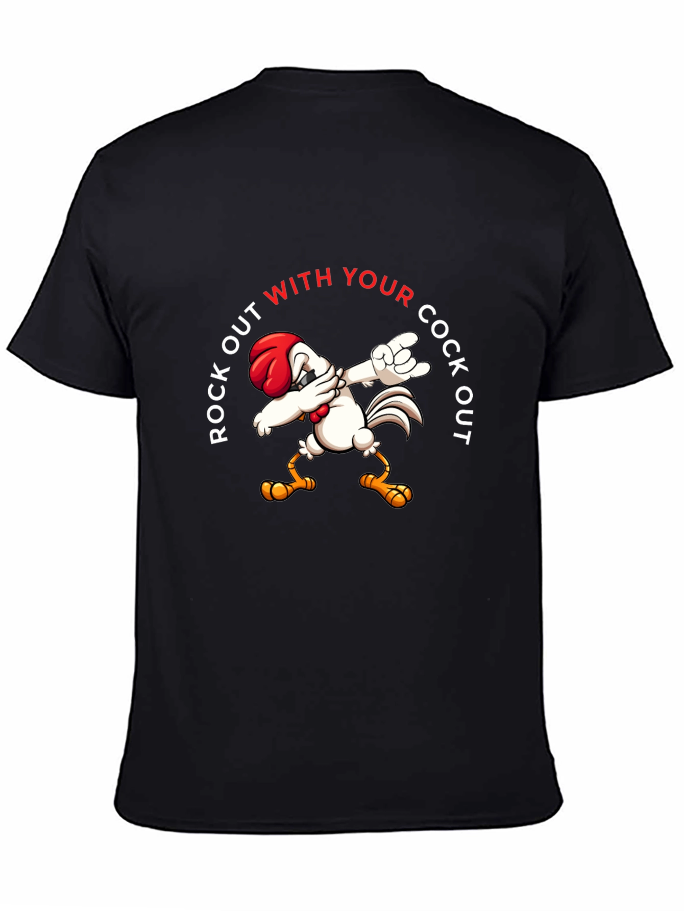 Rock Out Chicken Dab T-Shirt