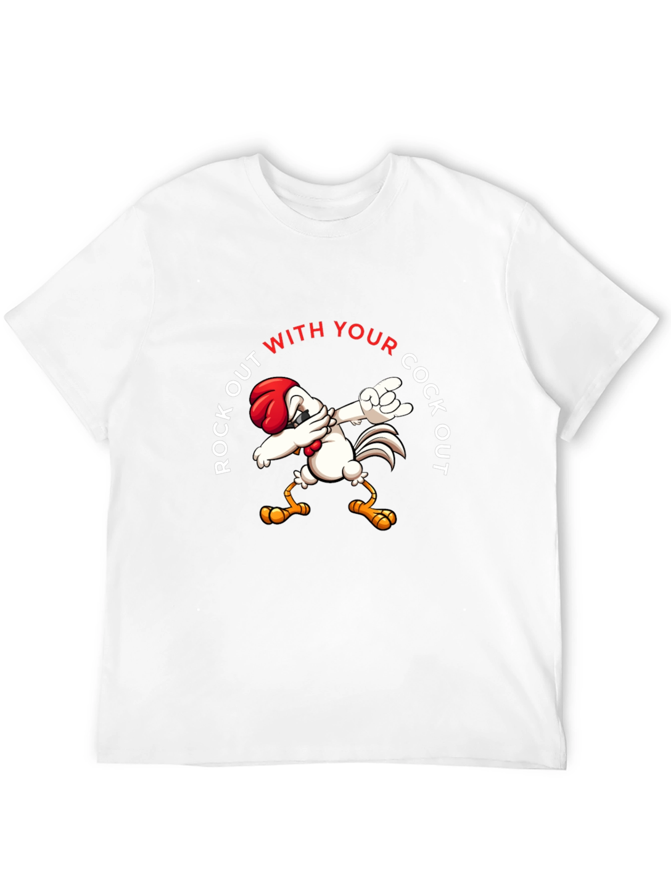 Rock Out Chicken Dab T-Shirt