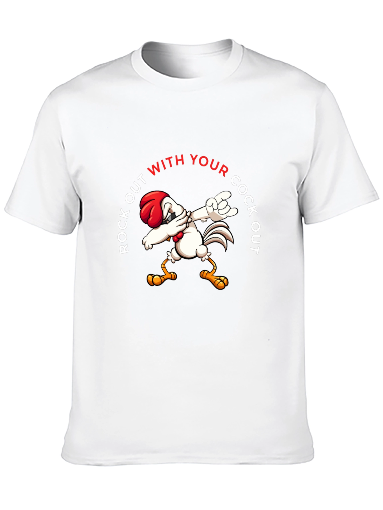 Rock Out Chicken Dab T-Shirt