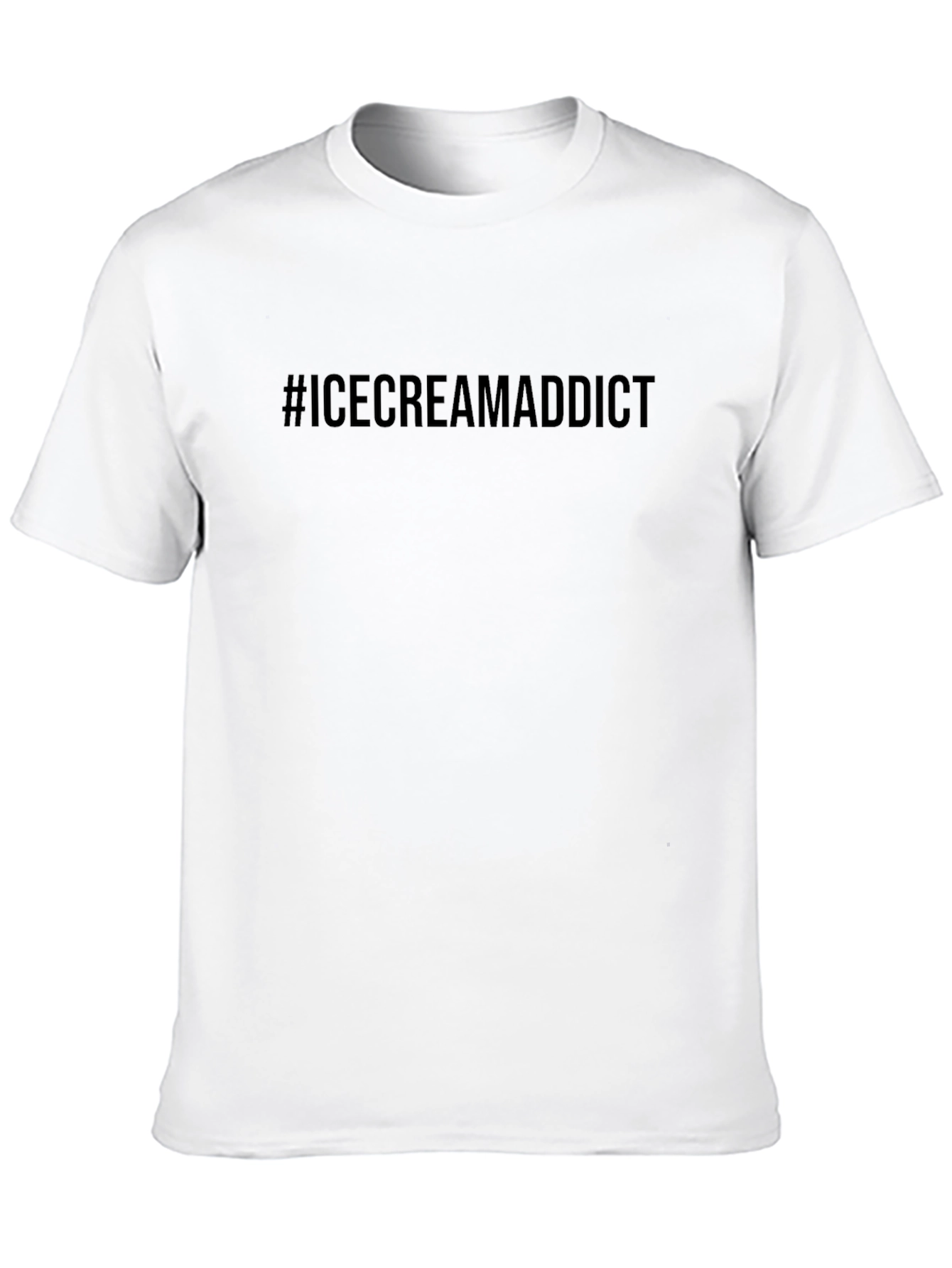 Ice Cream Addict Black T-Shirt
