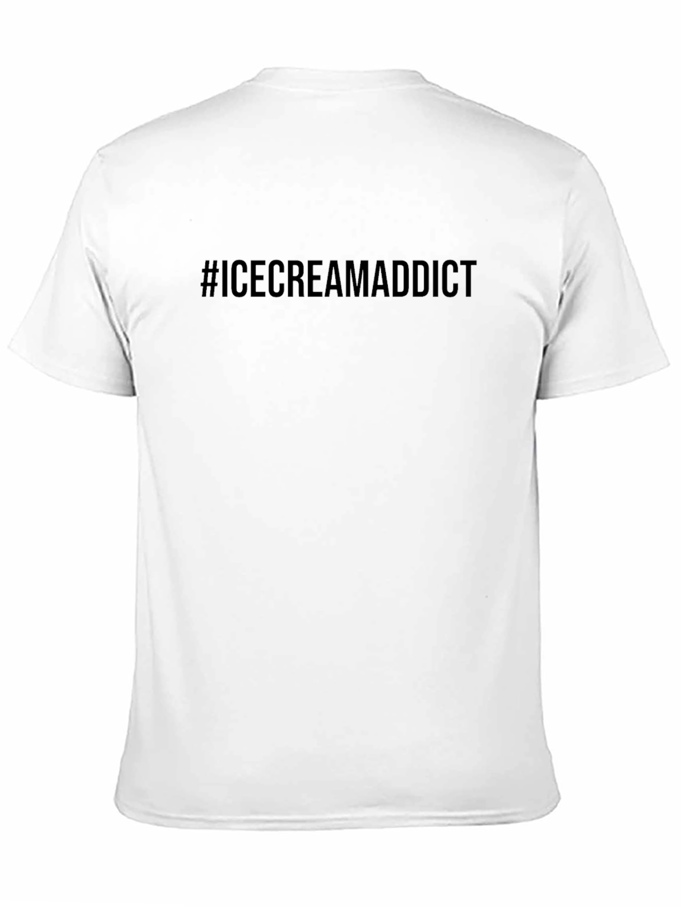 Ice Cream Addict Black T-Shirt