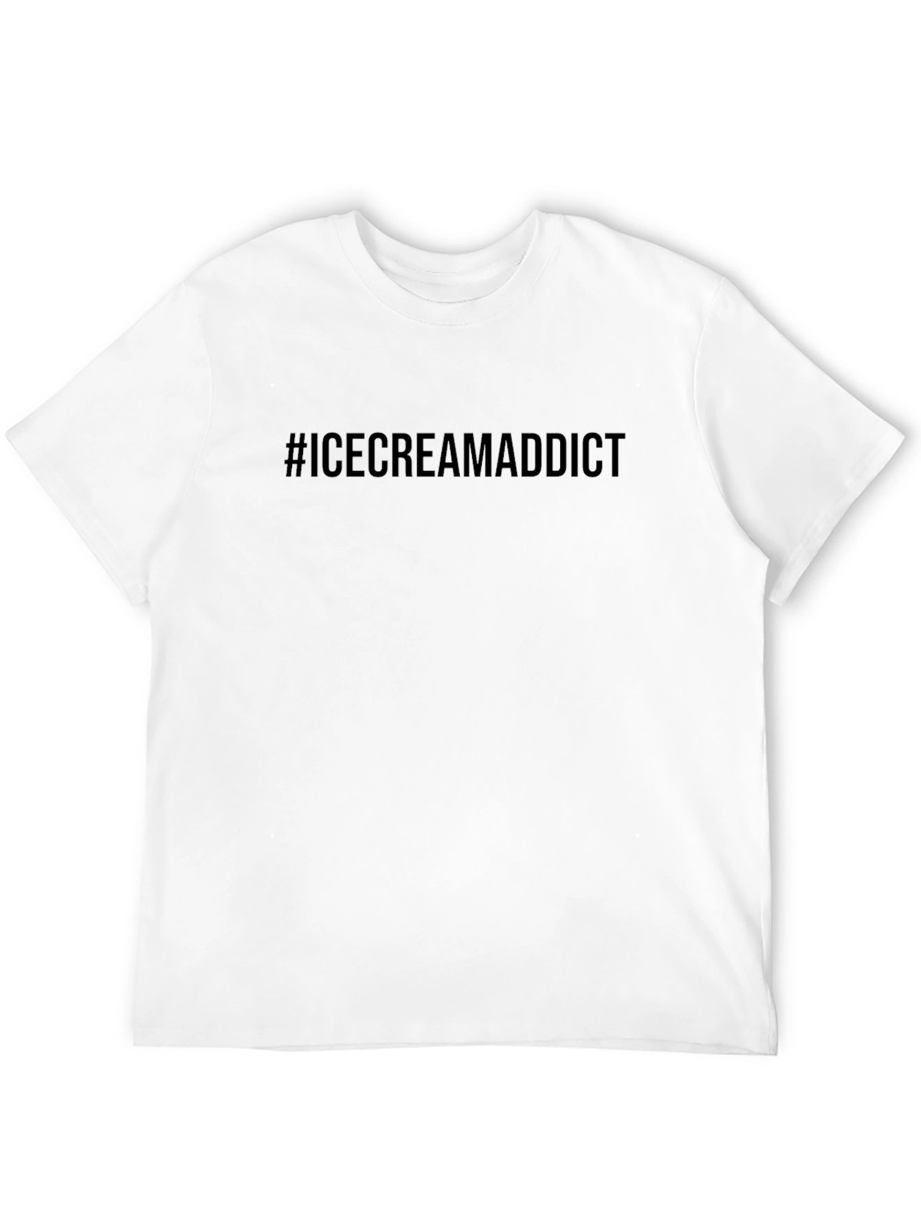 Ice Cream Addict Black T-Shirt