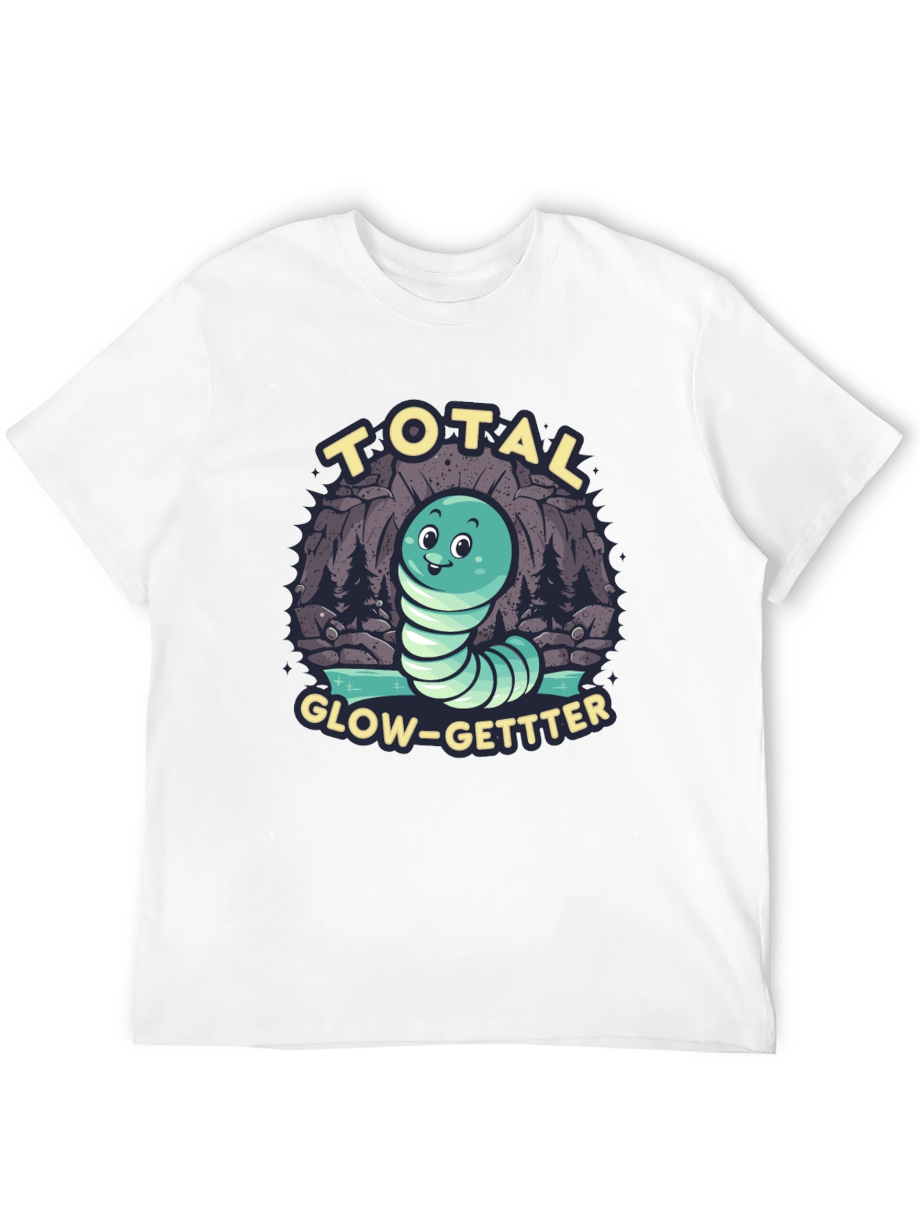 Total Glow-Getter Worm Graphic T-Shirt