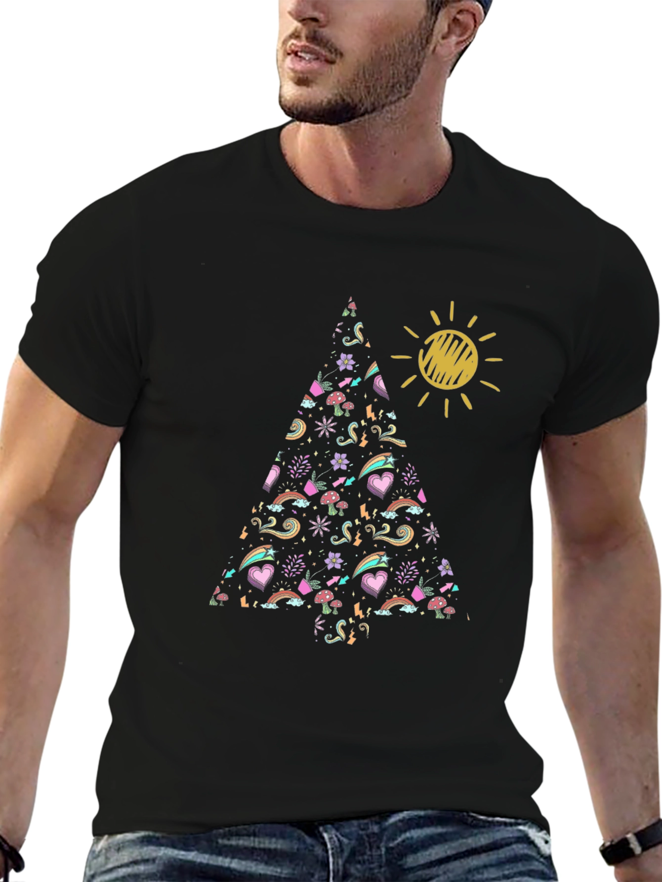 Funky Christmas Tree T-Shirt