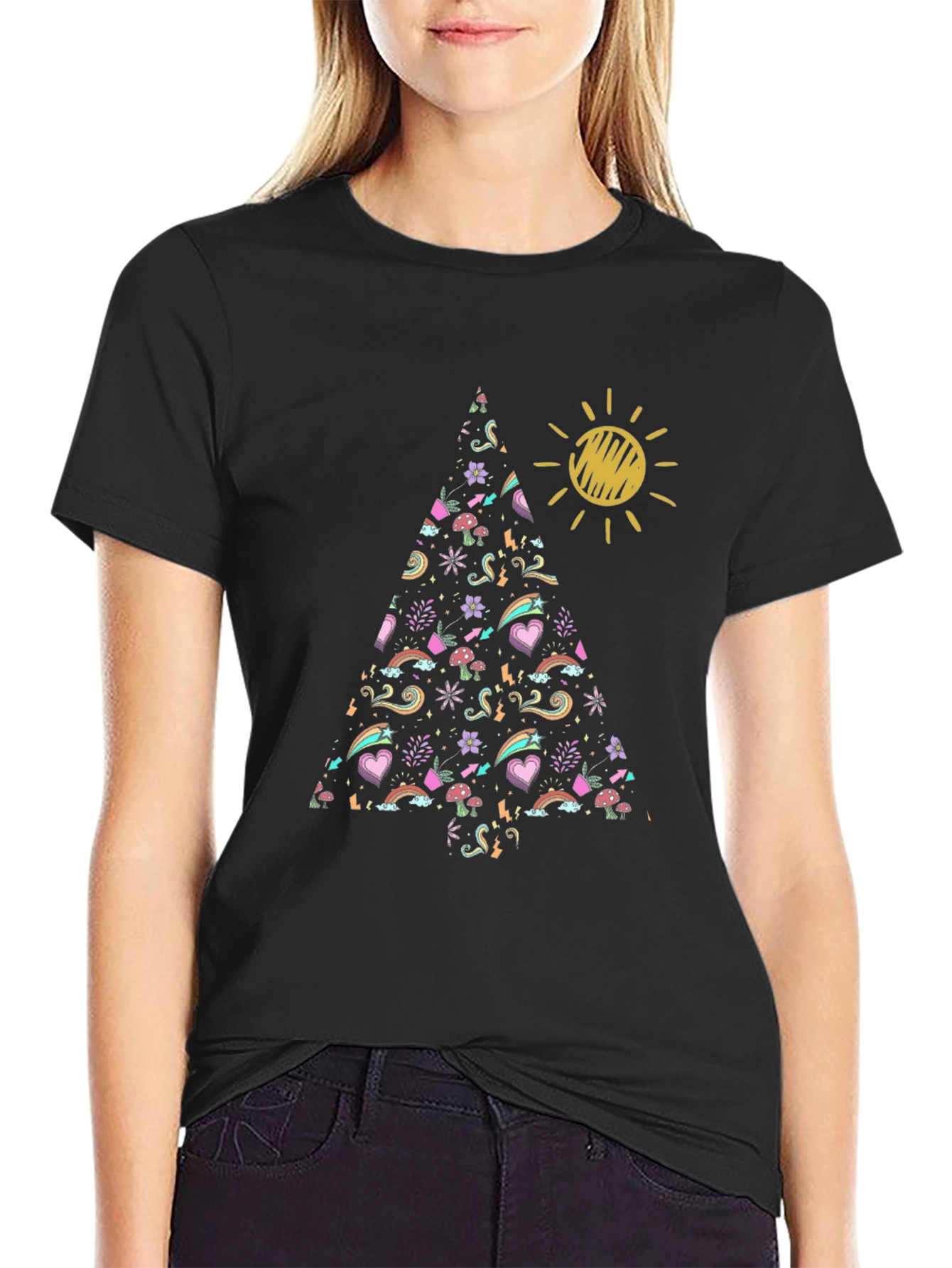 Funky Christmas Tree T-Shirt