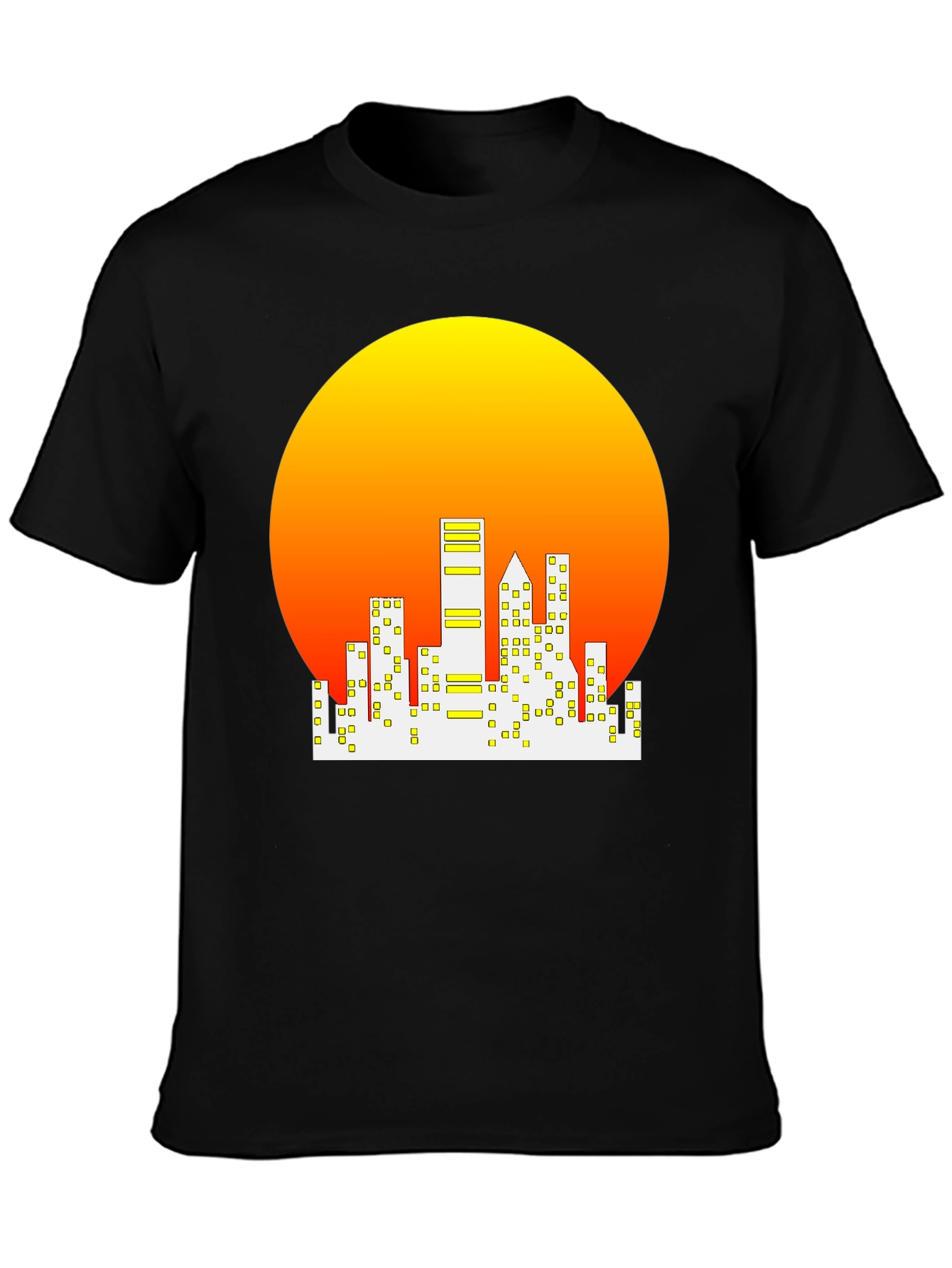 Sunset Cityscape Graphic Tee