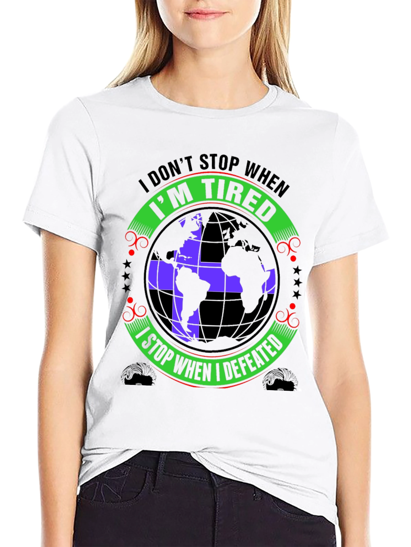 Tired Defeated Graphic T-Shirt