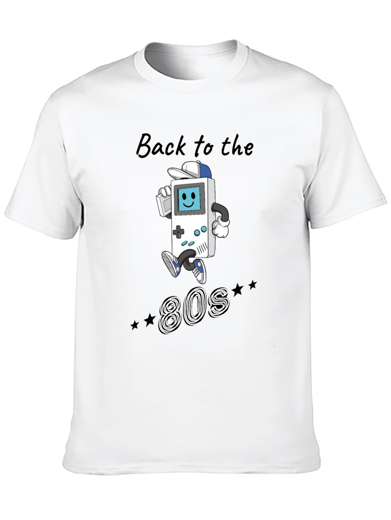 Retro 80s Game Console T-Shirt - Classic Gamer Style