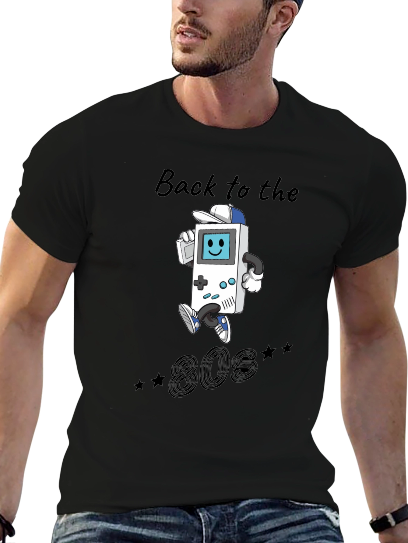 Retro 80s Game Console T-Shirt - Classic Gamer Style
