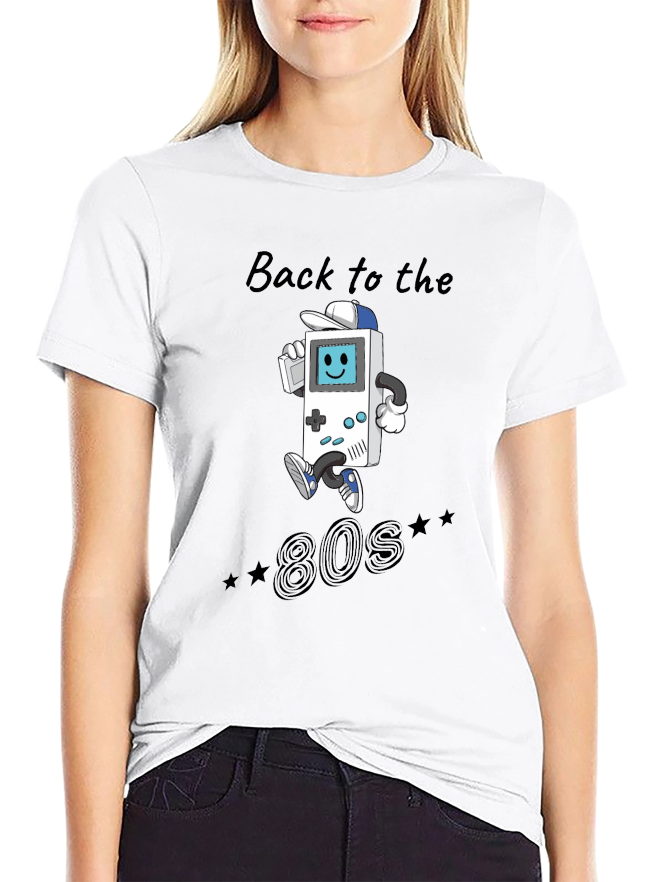 Retro 80s Game Console T-Shirt - Classic Gamer Style