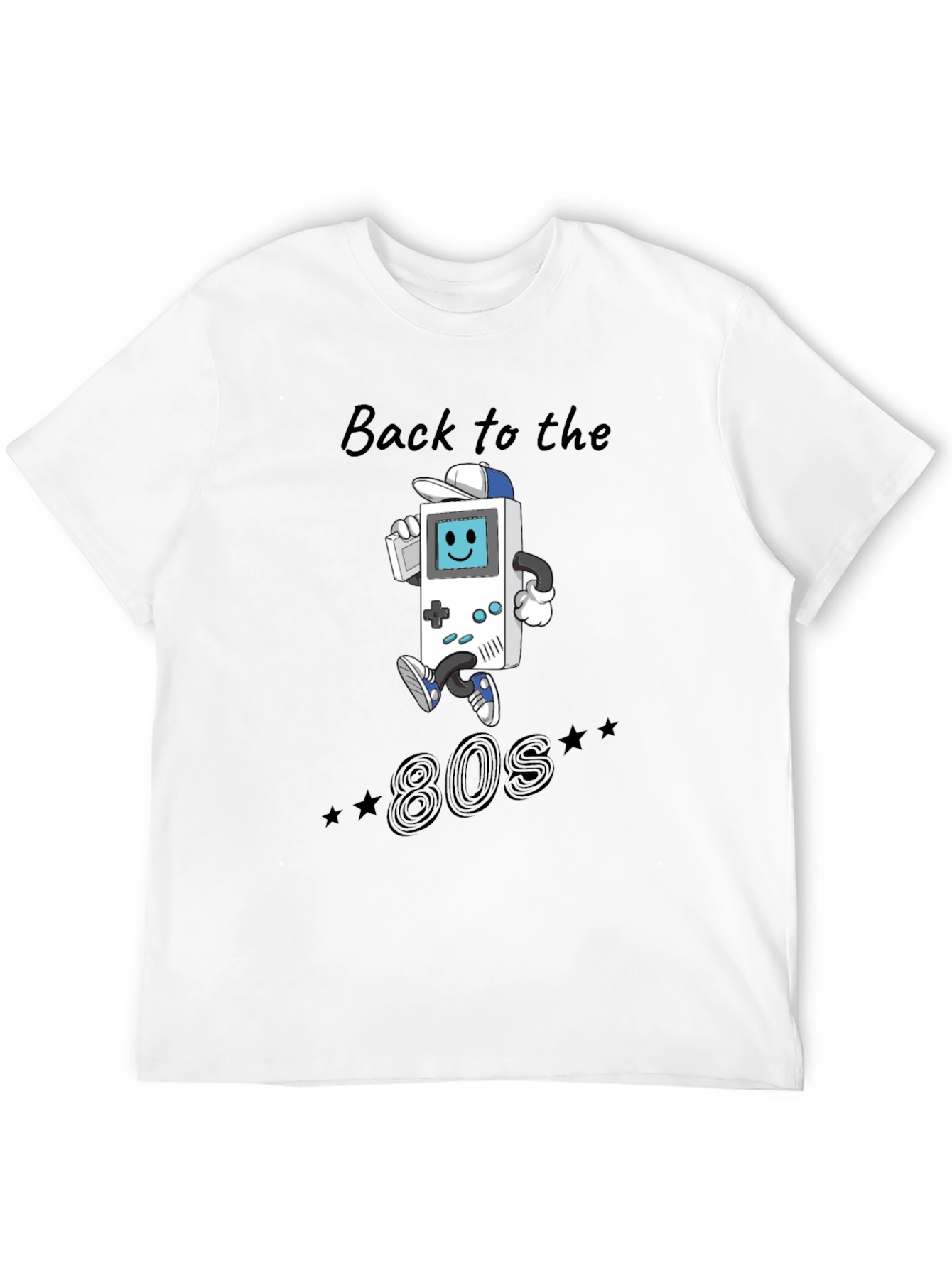 Retro 80s Game Console T-Shirt - Classic Gamer Style