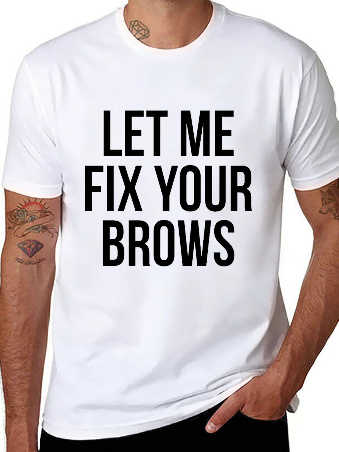 Let Me Fix Your Brows Graphic Tee