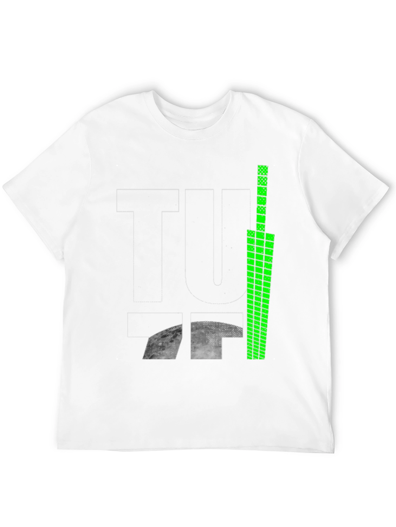 Tuff Moon Graphic Tee - Black Cotton Blend