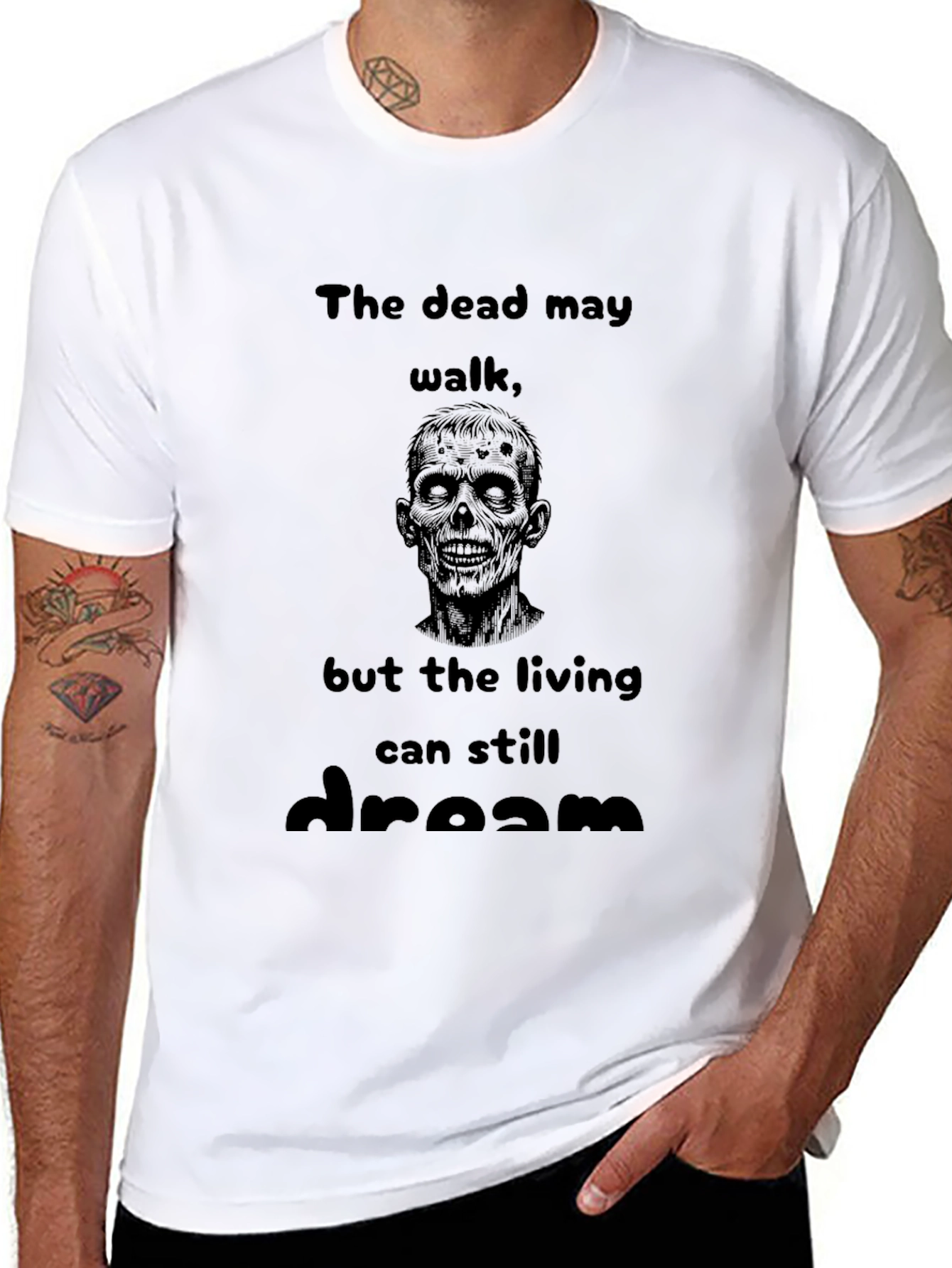 The Dead May Walk Zombie Graphic Tee
