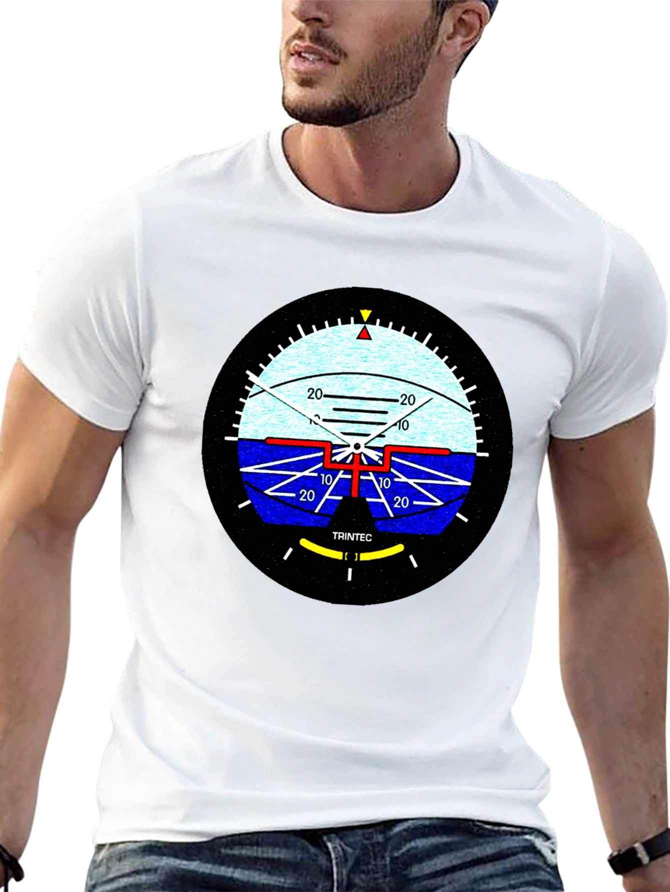 Attitude Indicator Graphic Tee - Pilot Aviation Shirt