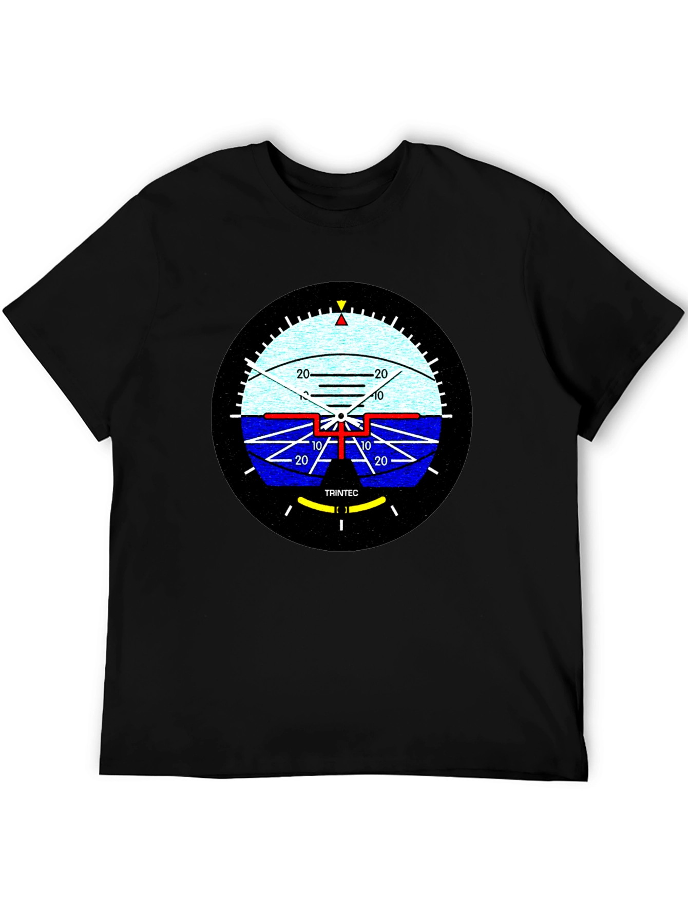 Attitude Indicator Graphic Tee - Pilot Aviation Shirt