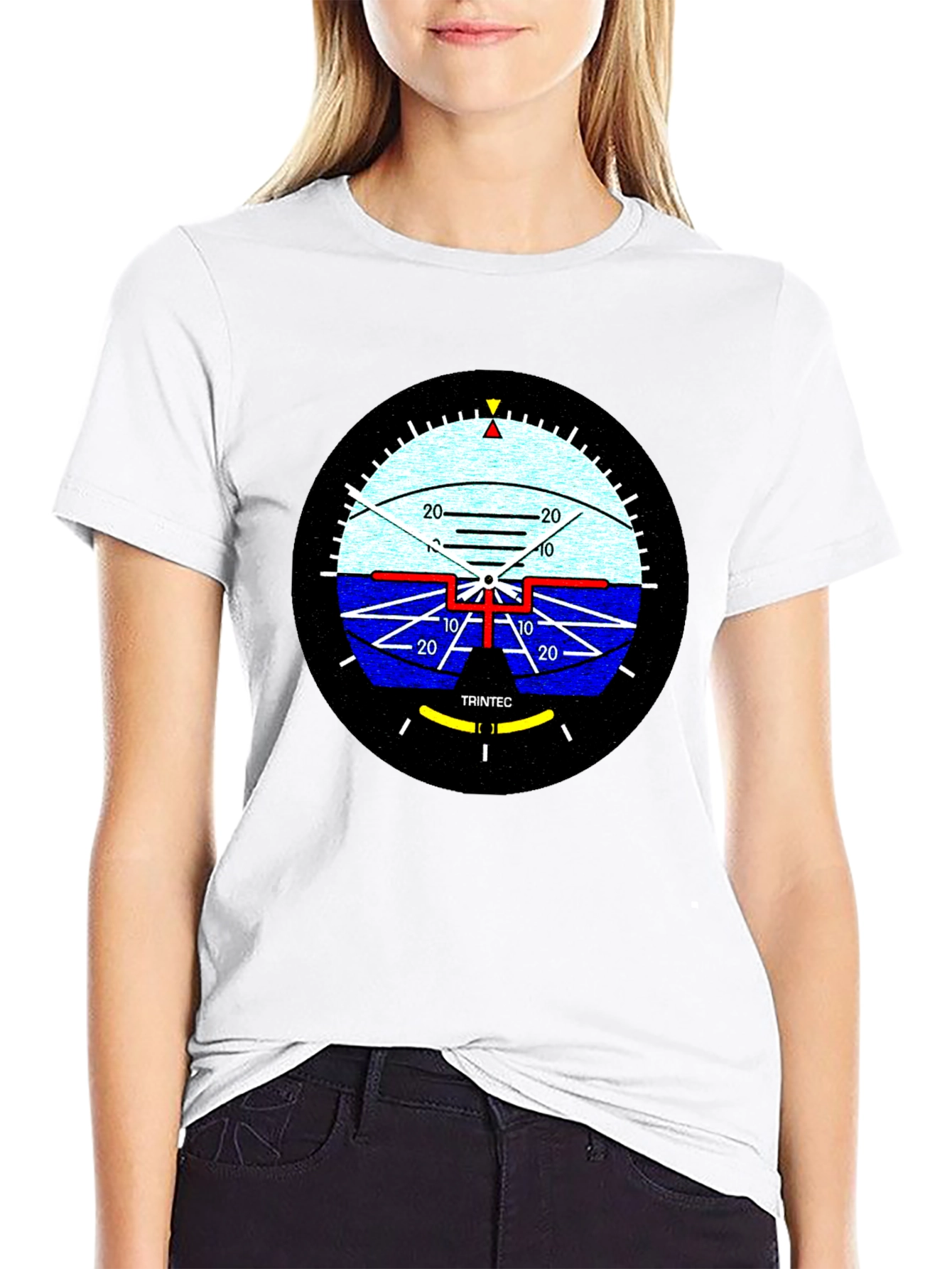 Attitude Indicator Graphic Tee - Pilot Aviation Shirt