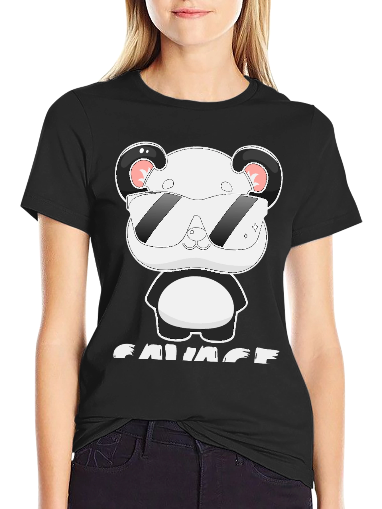 Cool Panda Savage Graphic Tee