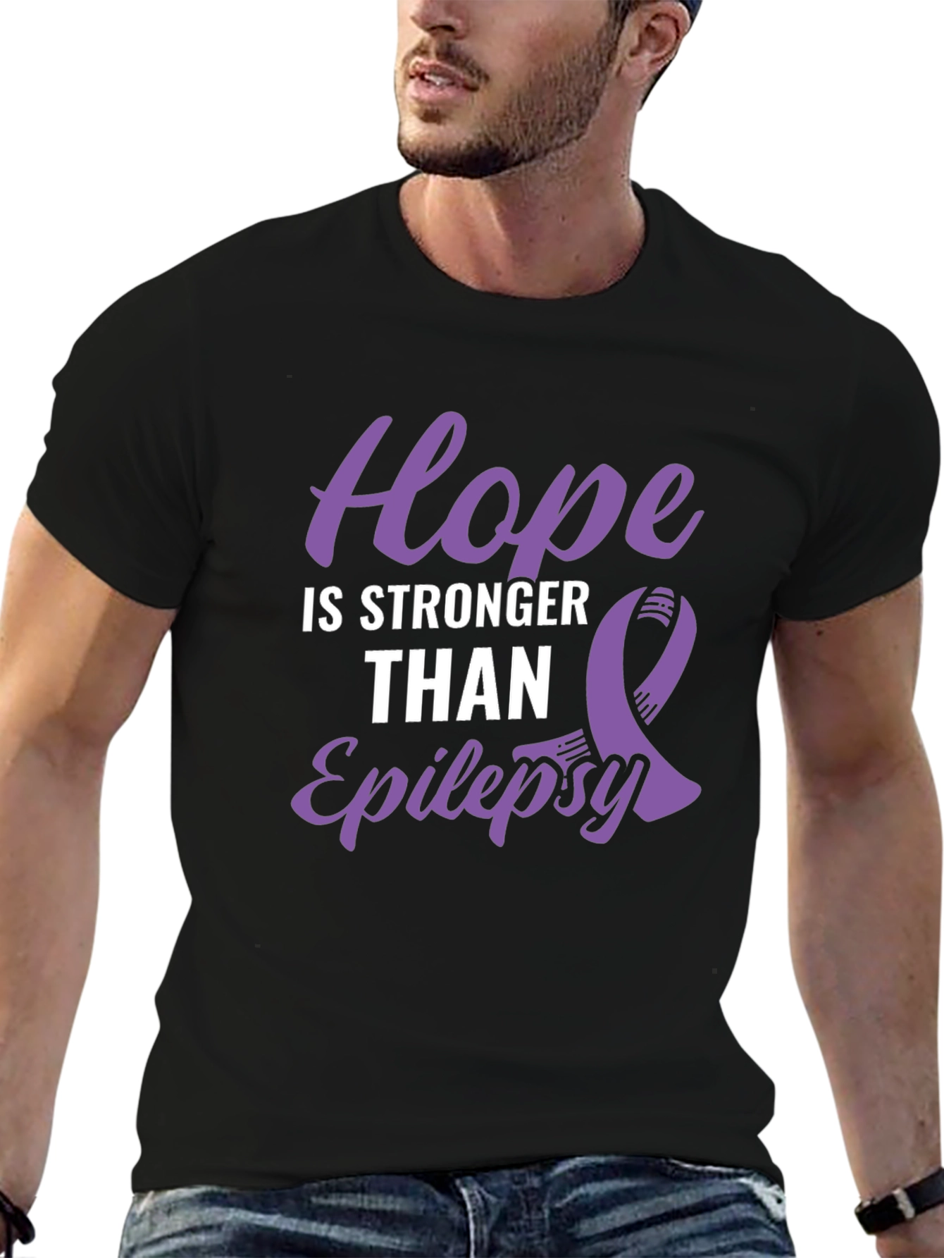 Hope is Stronger Than Epilepsy Awareness T-Shirt