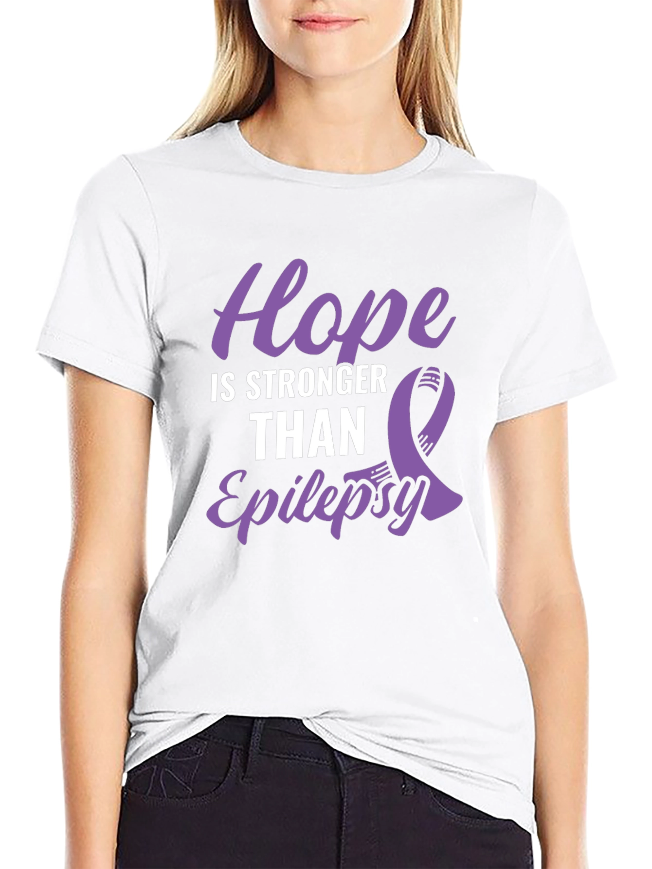 Hope is Stronger Than Epilepsy Awareness T-Shirt