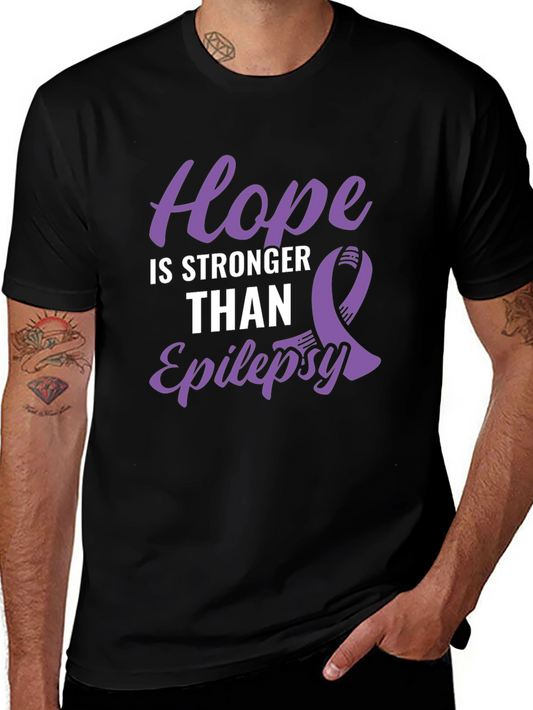 Hope is Stronger Than Epilepsy Awareness T-Shirt
