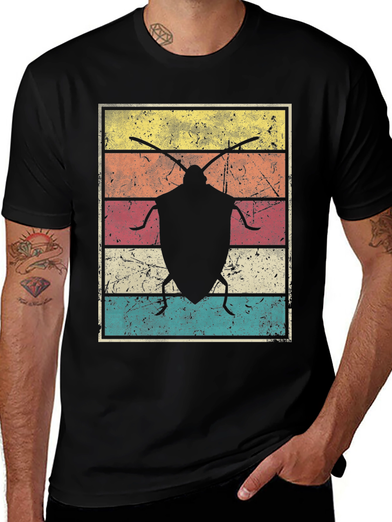 Retro Bug Graphic T-Shirt