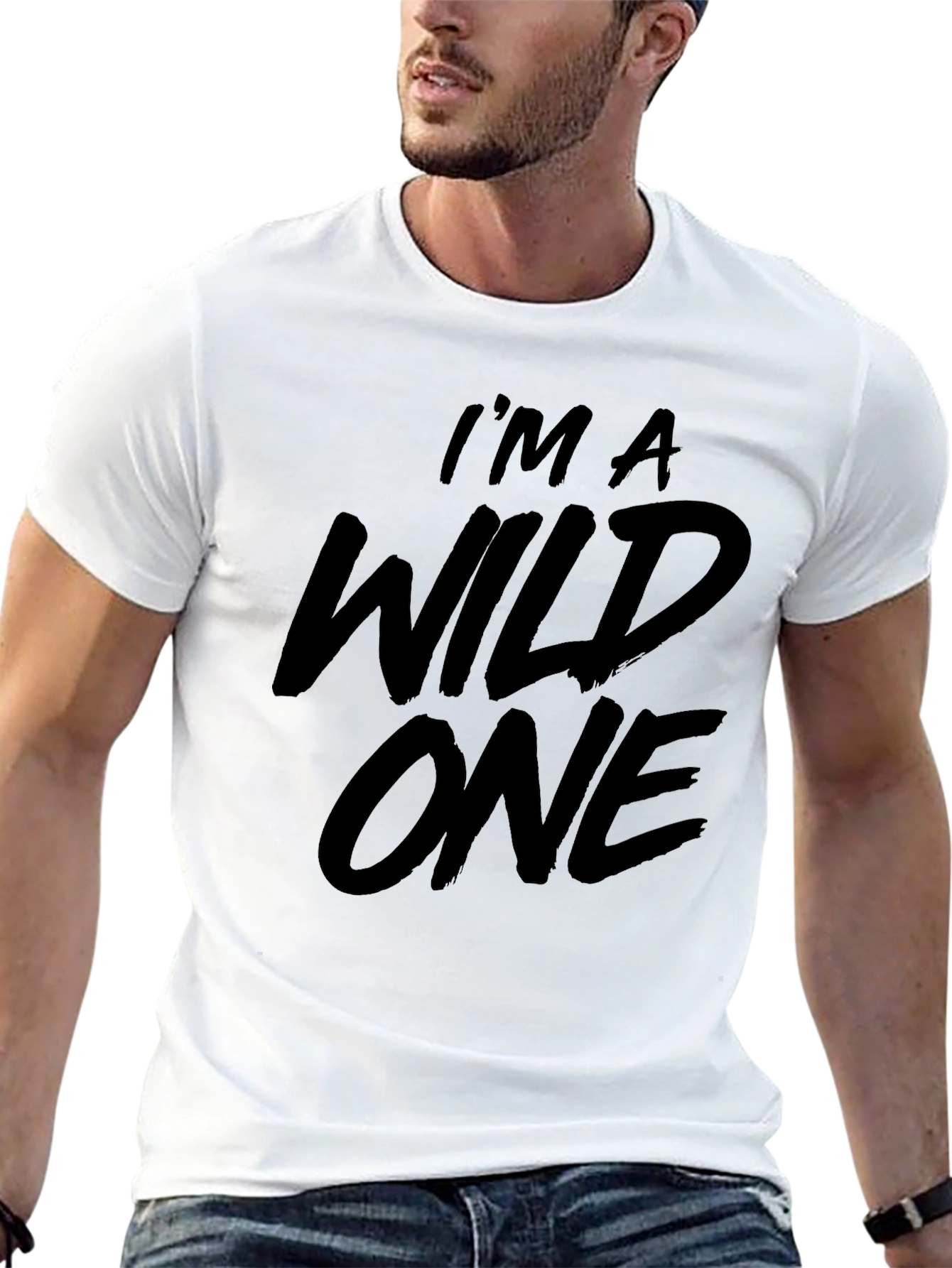 Im A Wild One Graphic Tee - Black