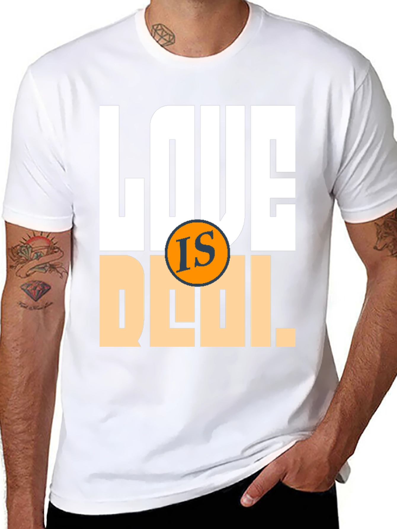 Love is Real T-Shirt - Stylish Graphic Tee