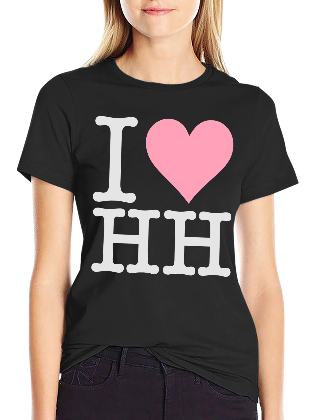 I Heart HH T-Shirt - Black Graphic Tee