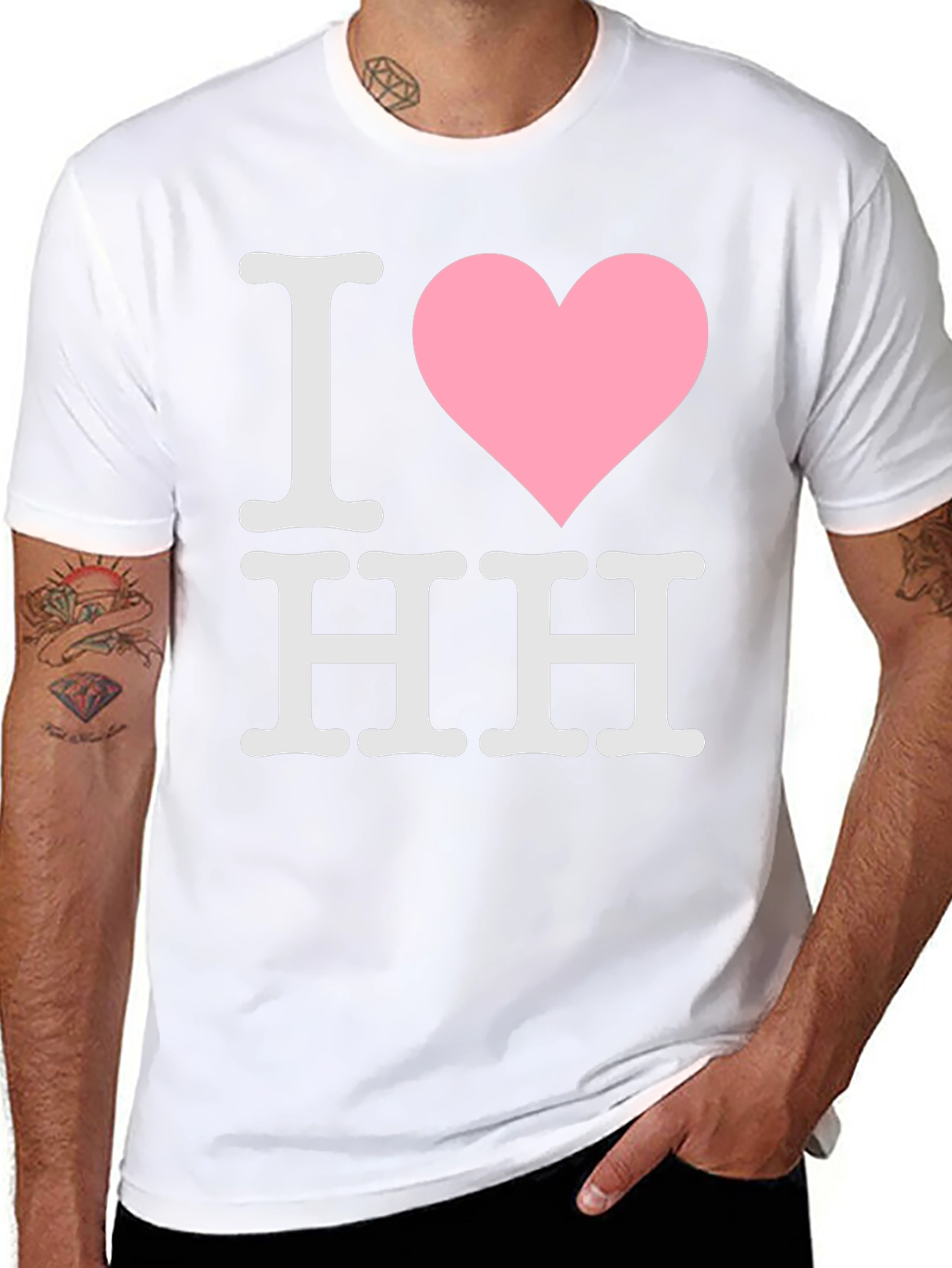 I Heart HH T-Shirt - Black Graphic Tee