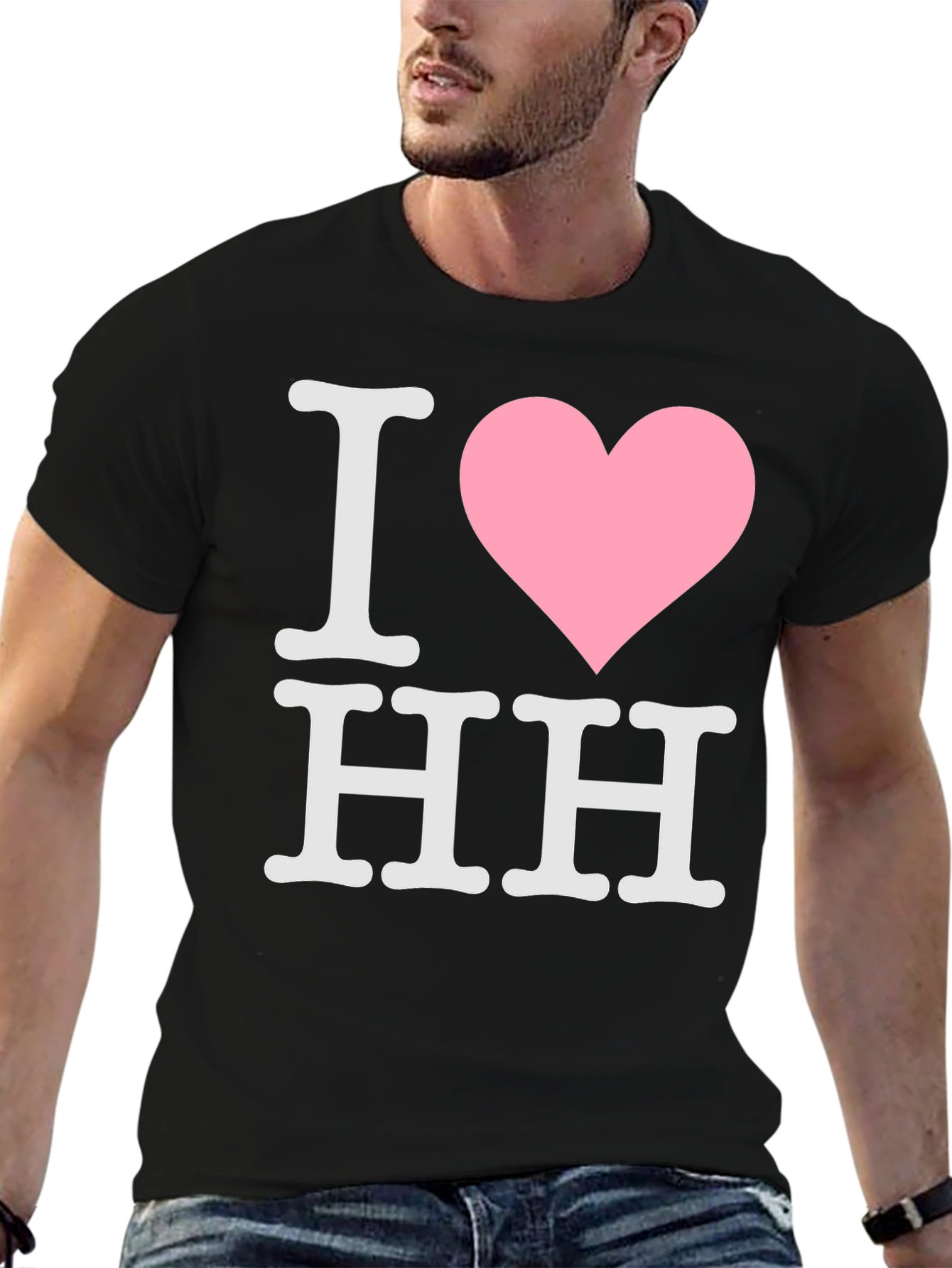 I Heart HH T-Shirt - Black Graphic Tee