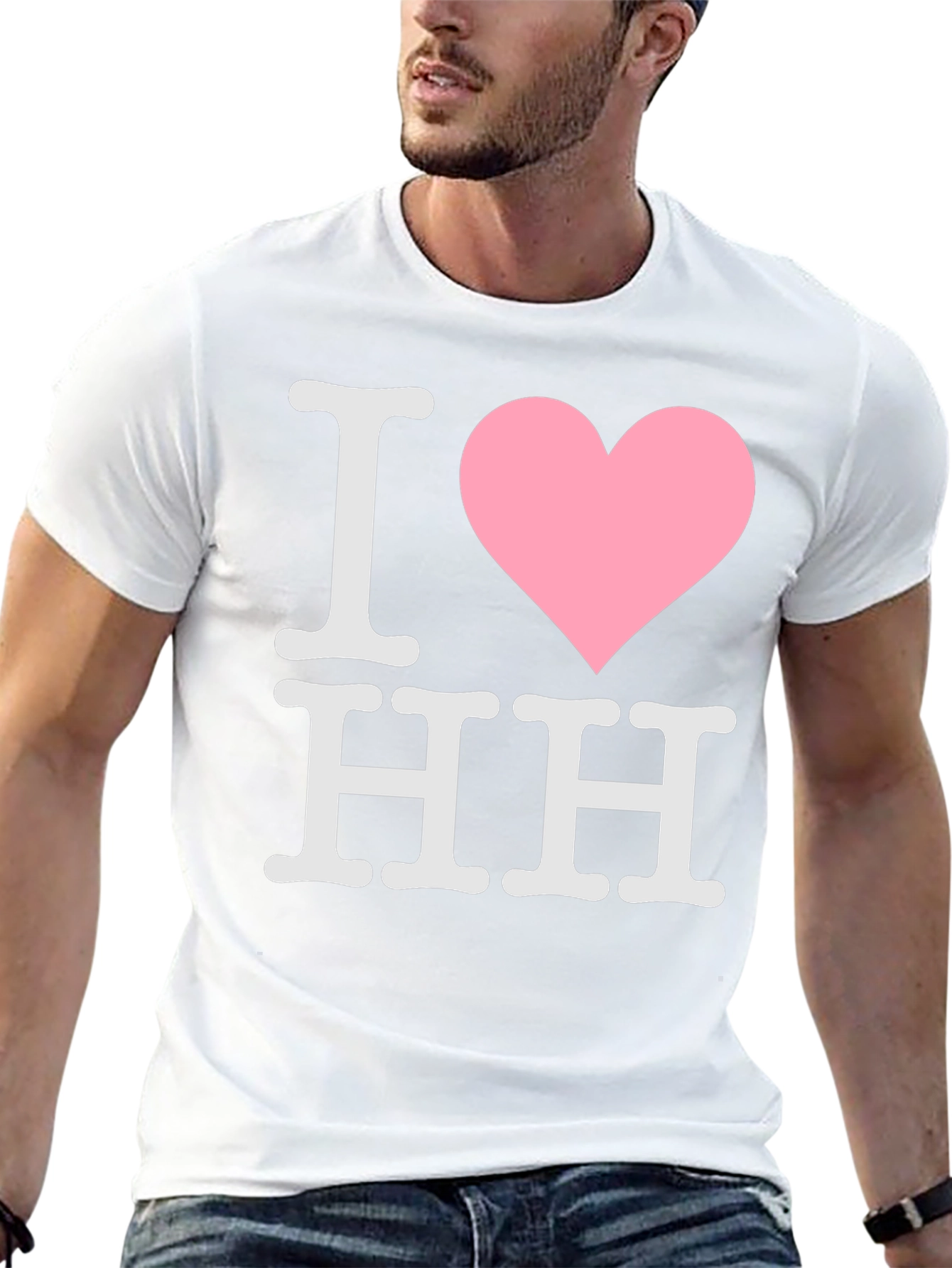 I Heart HH T-Shirt - Black Graphic Tee