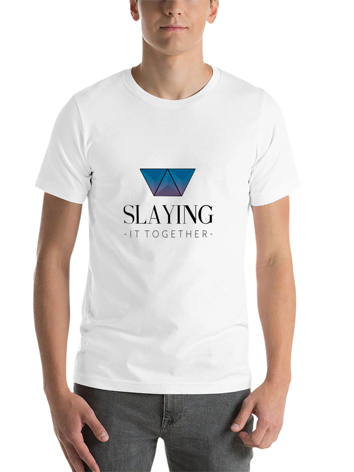 Slaying It Together Graphic Tee - Stylish Black T-Shirt