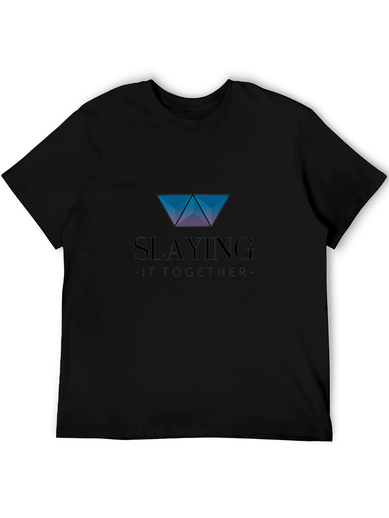 Slaying It Together Graphic Tee - Stylish Black T-Shirt